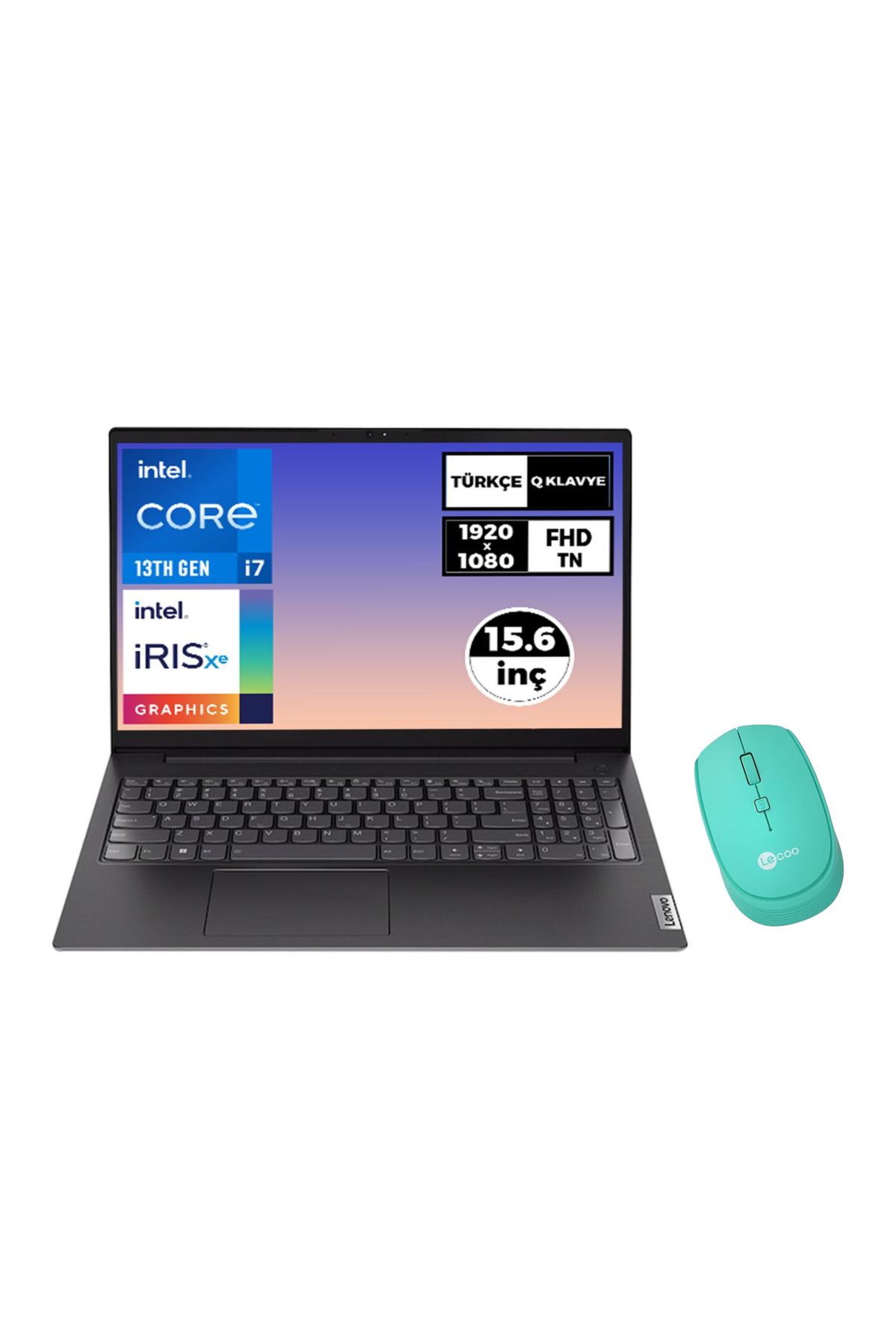 LENOVO V15 Gen 4 i7-1355U 16GB 512GB SSD 15.6" FHD Freedos Laptop + Mouse 83A100KXTR 025