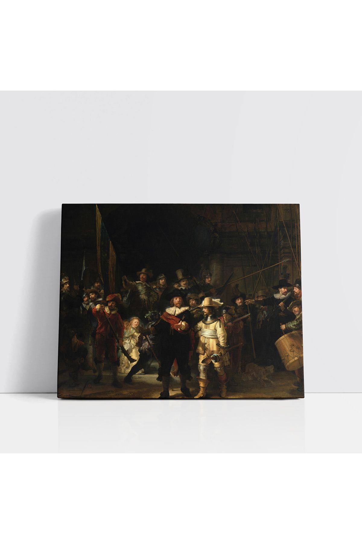 cestino darte “The Night Watch” – Rembrandt’tan Hareketin Tablosu (Kanvas Baskı) Tablo