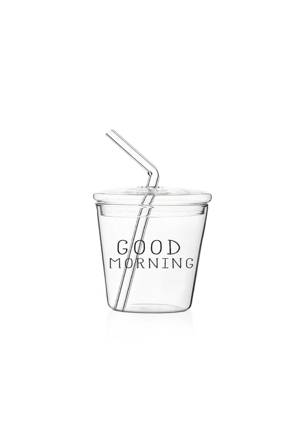 The Mia Good Morning Borosilikat Pipetli Cam Bardak MKN605