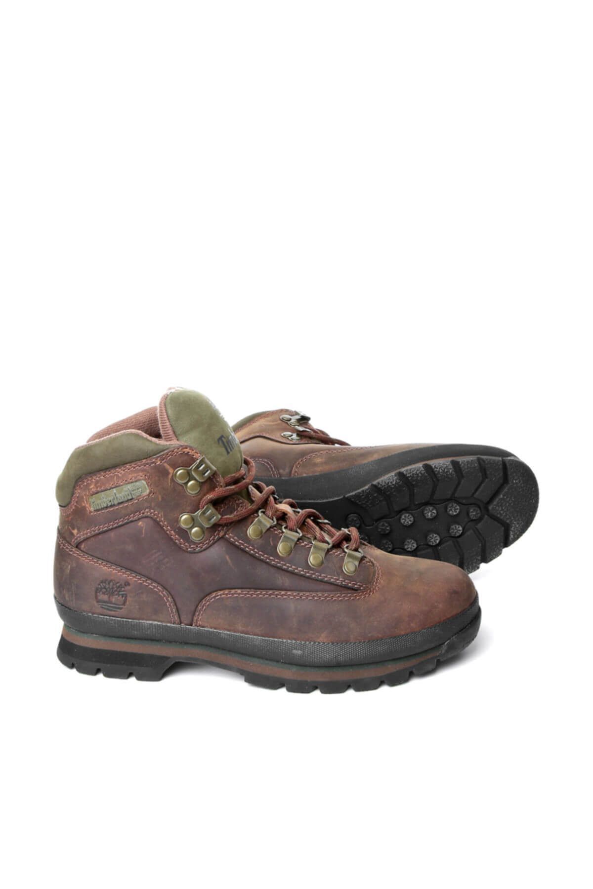 Timberland Euro Hiker MID LACE UP BOOT Erkek Kahverengi Bot - TB095100