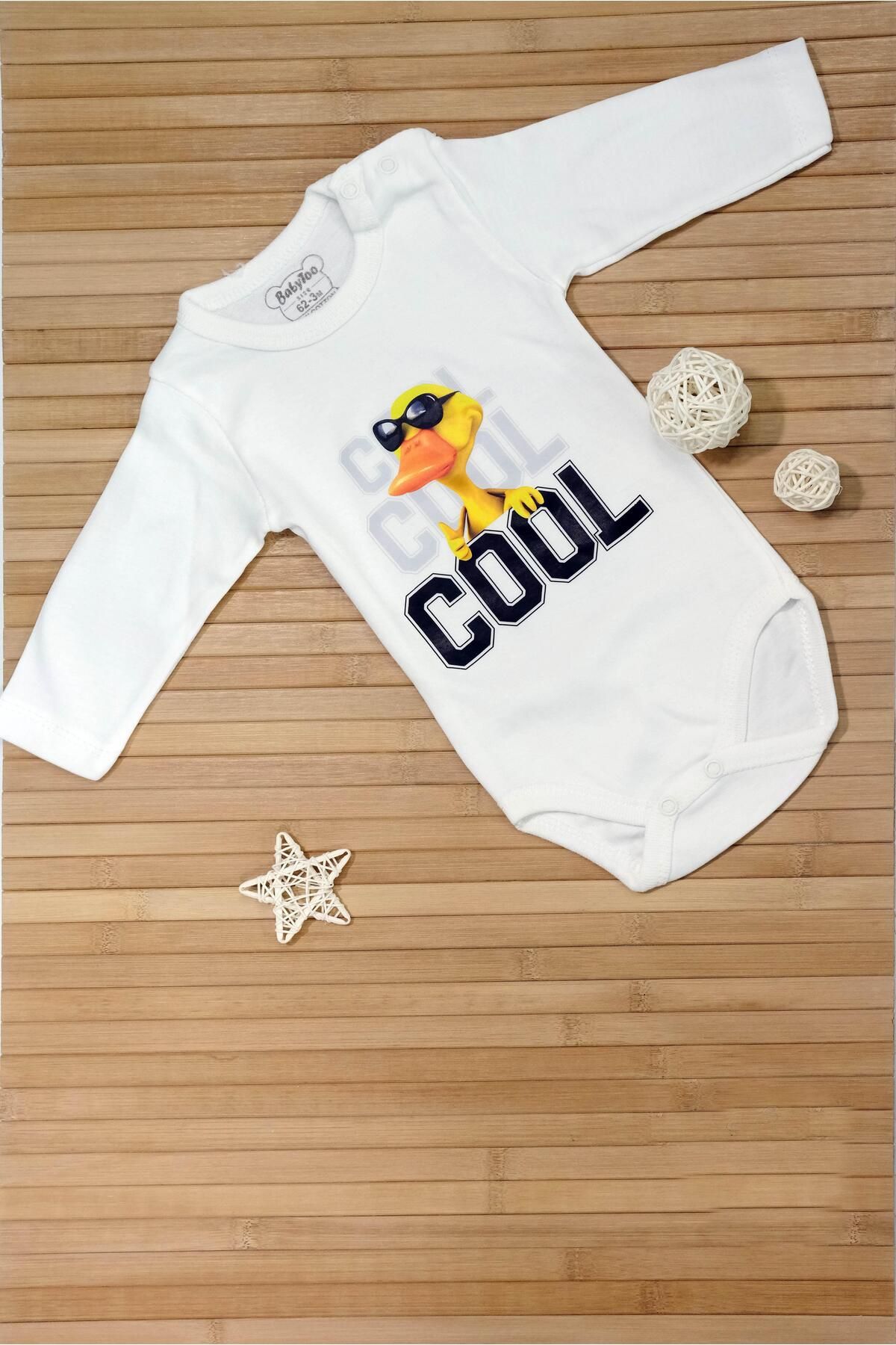 agugu Cool Ördek Baskılı Uzun Kollu Body