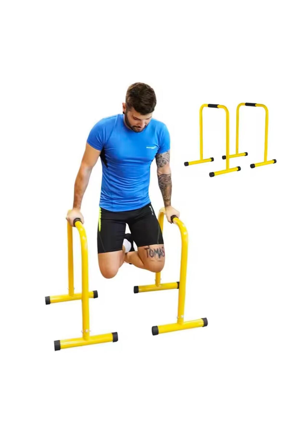 SerenityHaven İkili Uzun Paralel Bar Dips Bar Tall Parallettes HC1616D