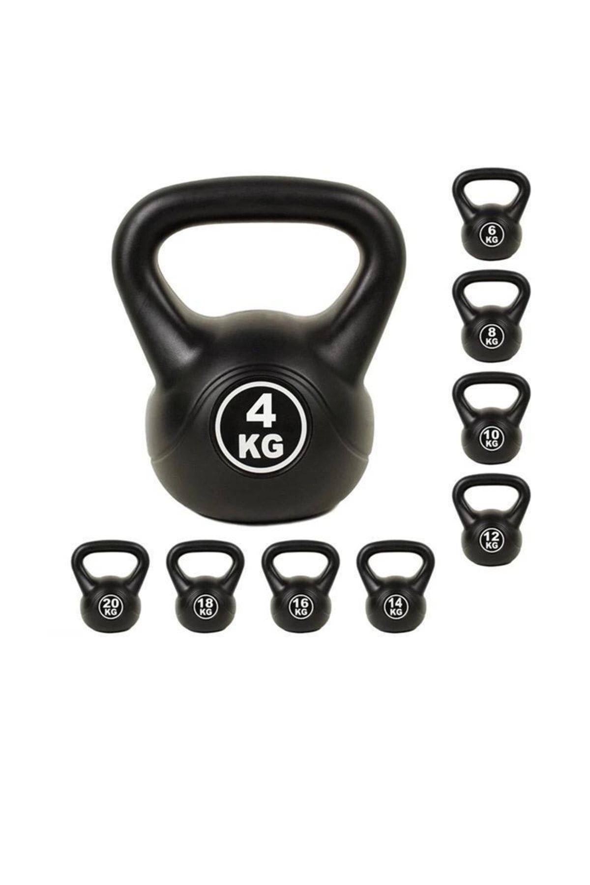 SerenityHaven T117 4 Kg Çaydanlık Tipi Dambıl Kettlebell Ağırlık