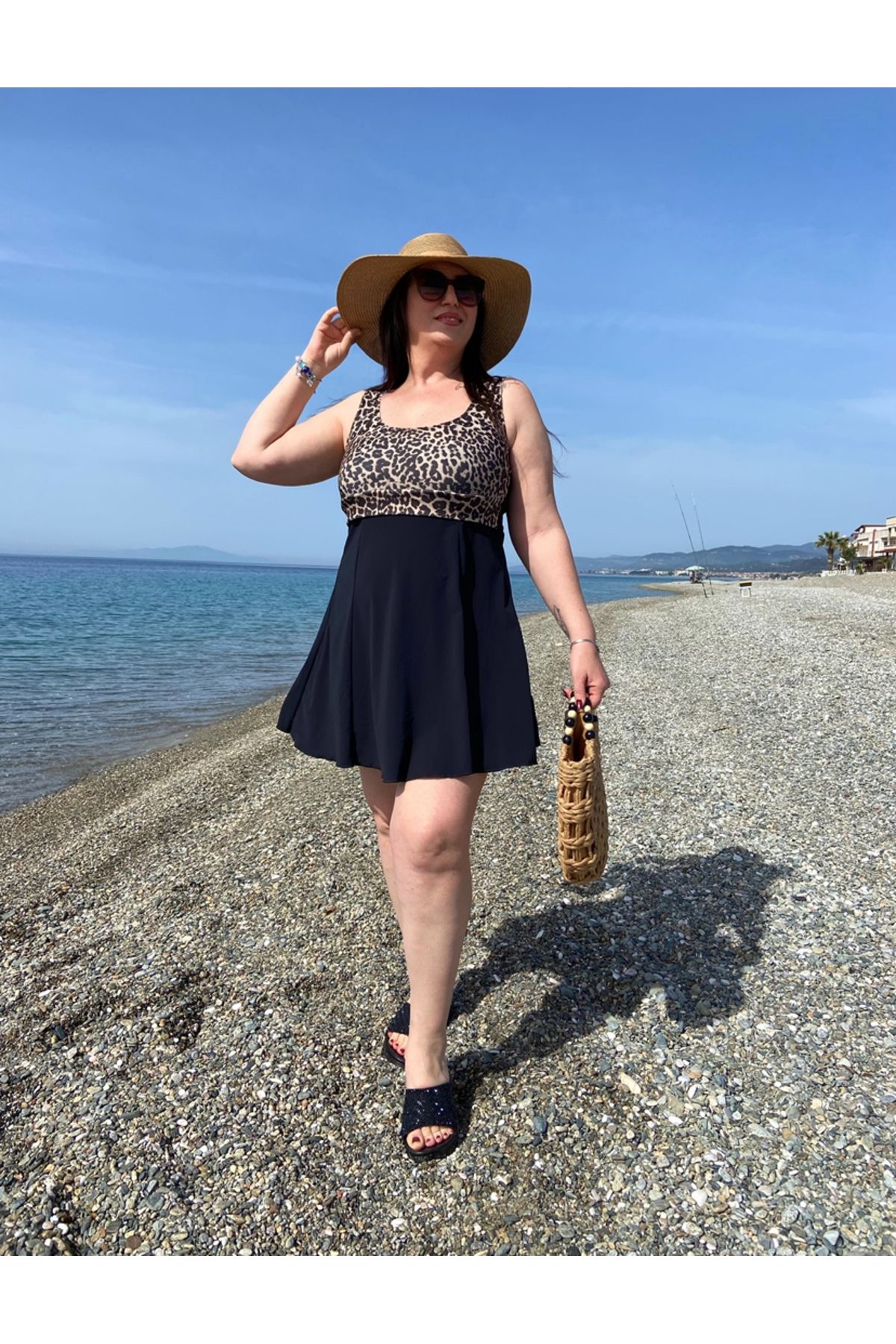 Butik Şortlu elbise mayo