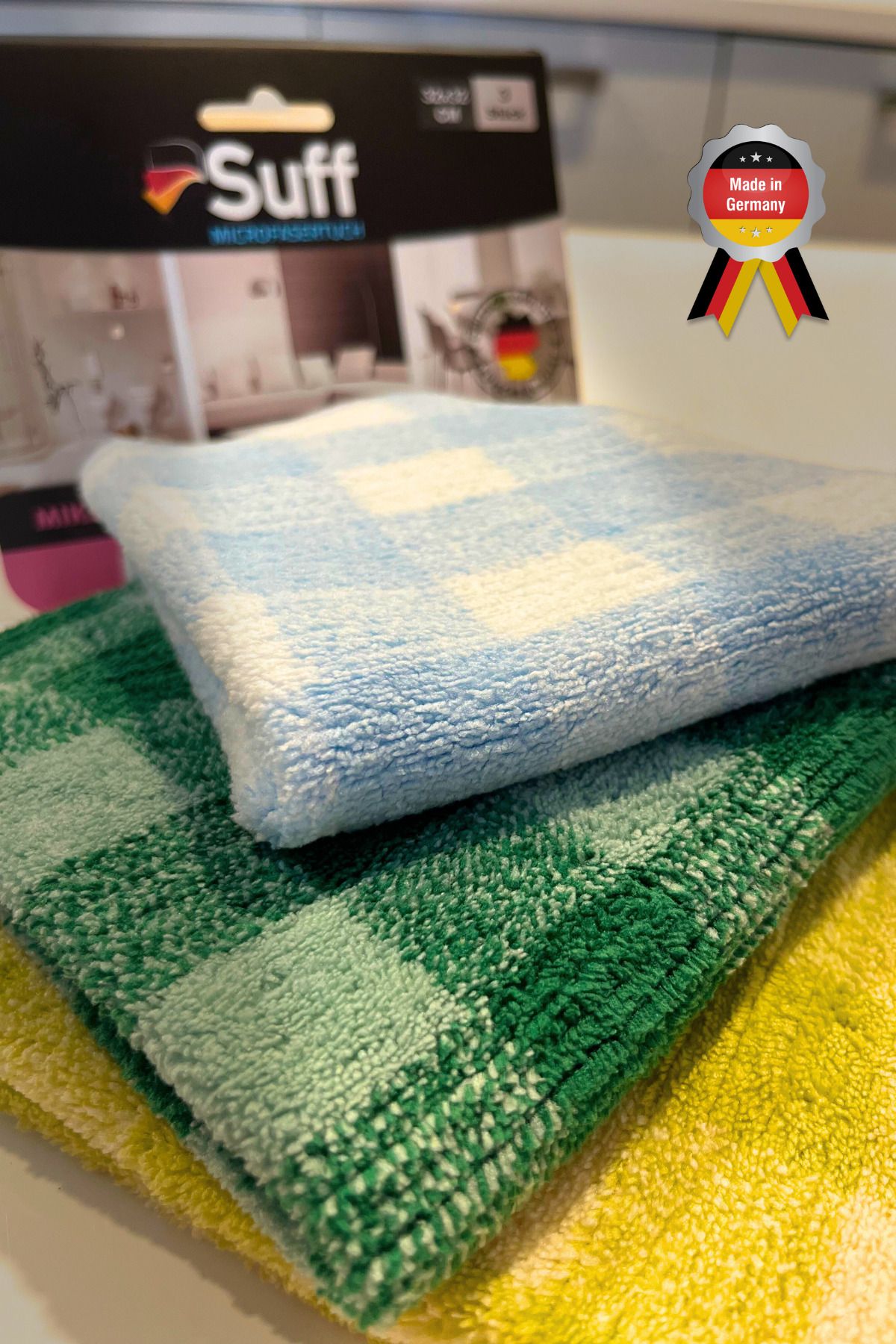 NAYM SHOP Mutfak Bezi Kurulama Bezi Ve Tezgah Bezi 3'lü 32x32
