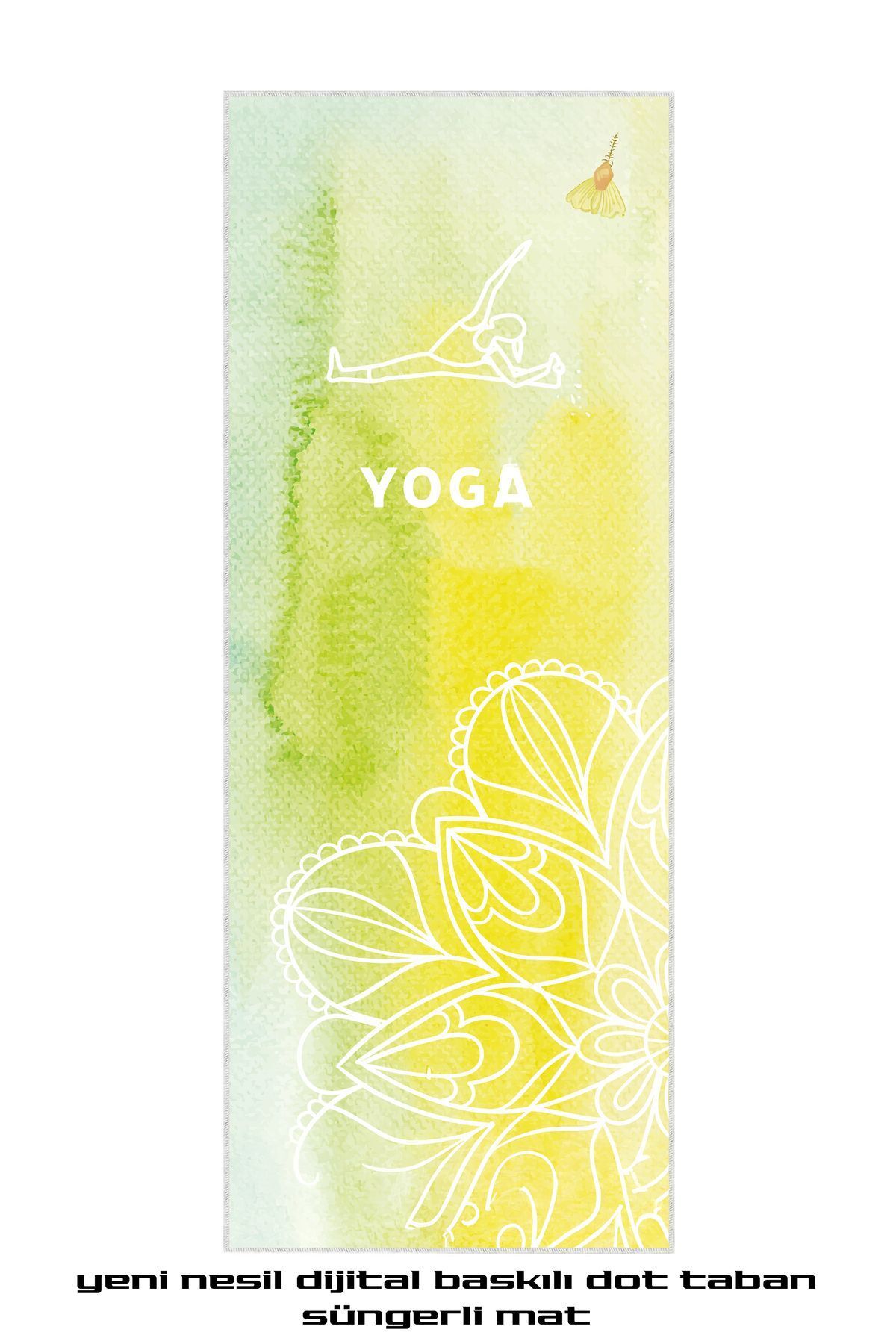 SerenityHaven Pilates Matı - Pilates Minderi - Egzersiz Minderi - Yoga Matı - Dijital Baskı 160 Cm X 60 Cm