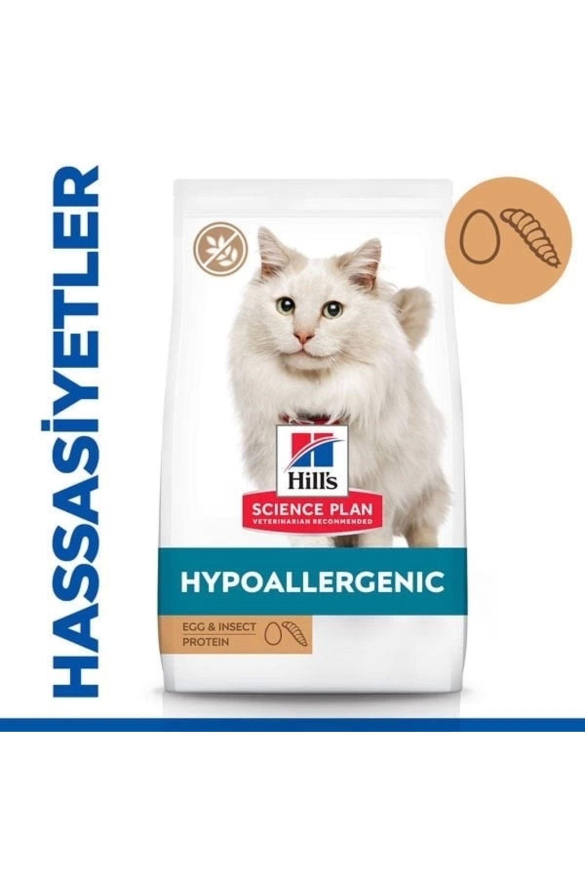 No8 Home Hill's Science Plan Hypoallergenic Yumurtalı ve Böcekli Tahılsız Yetişkin Kedi Maması 7 Kg