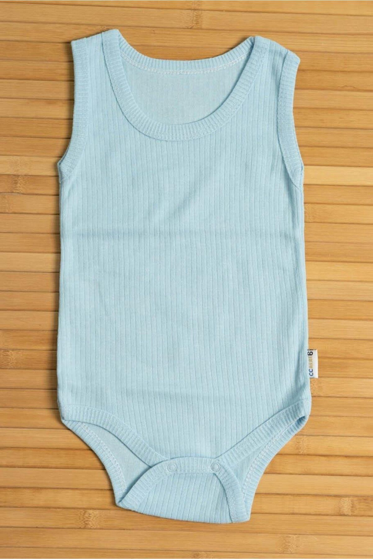 agugu Ribanalı Body Mavi 18 Ay-2Y-3Y-4Y