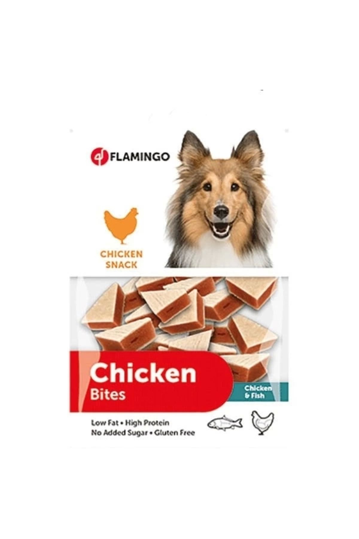 No8 Home Flamingo Tavuk ve Balıklı Sandviç Köpek Ödül Maması 85 Gr