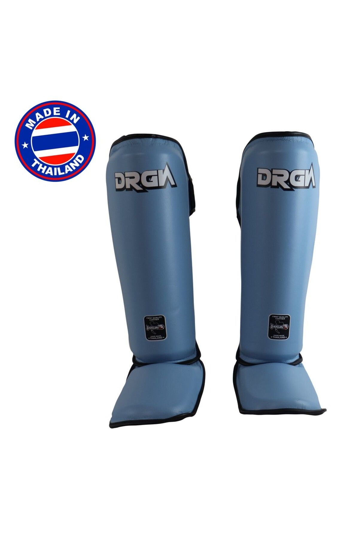 Dragondo DRGN-T52 Hakiki Deri Kaval Koruyucu Turkuaz Kick Boxing Kaval Koruyucu