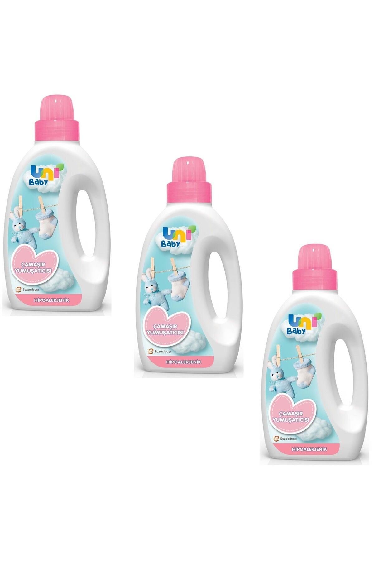 Uni Baby Hipoalerjenik Çamaşır Yumuşatıcısı 1500 ml 3 Adet