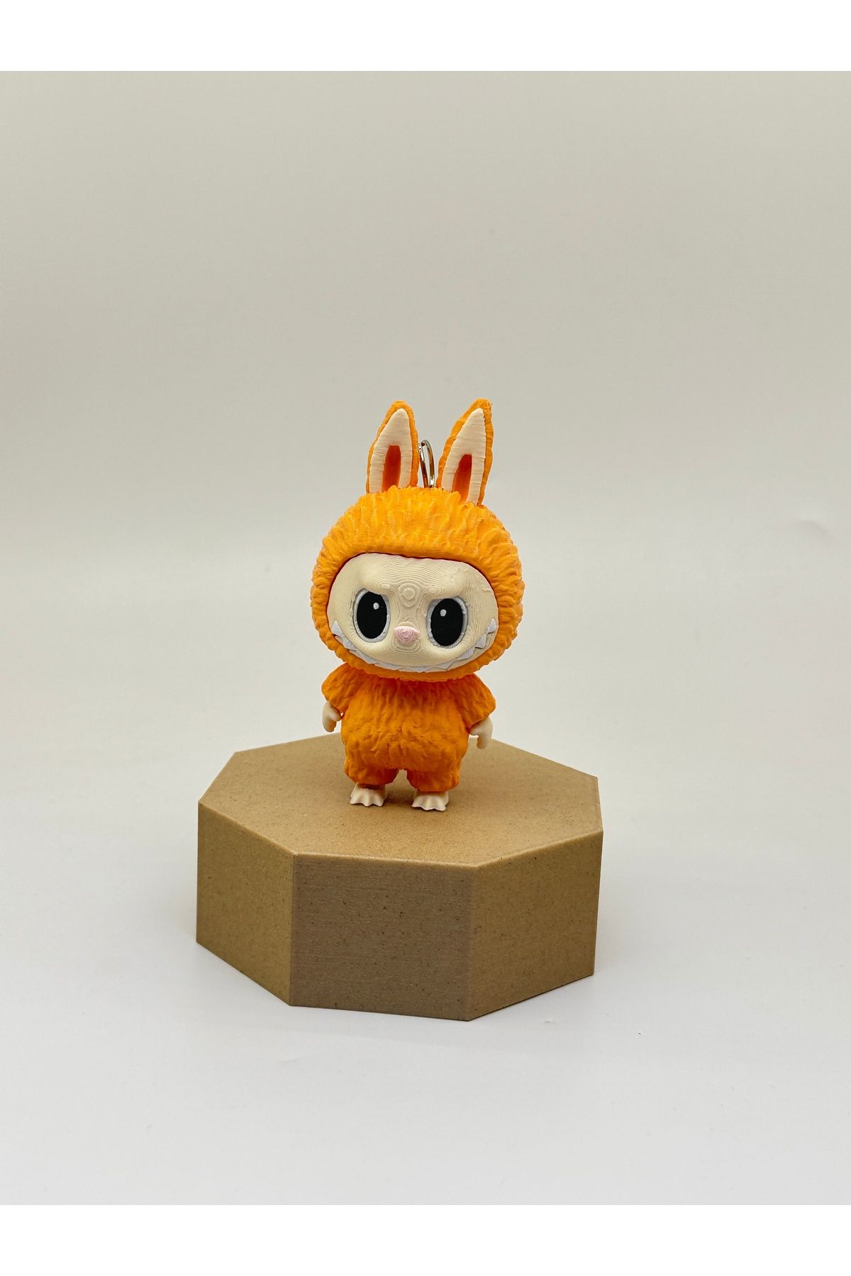 fyne Labubu Figür Anahtarlık Pla | Küçük Boy | 9,5cm | Turuncu