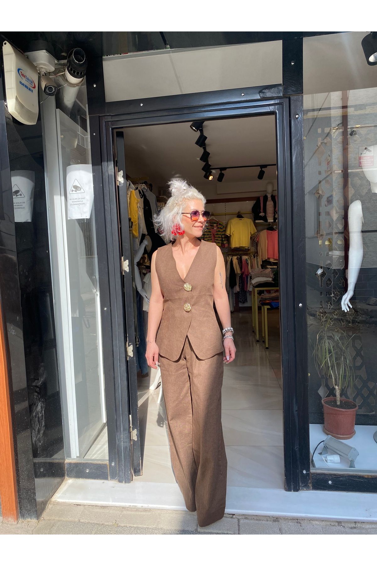 özlem adaşoğlu boutique KETEN PANTOLON