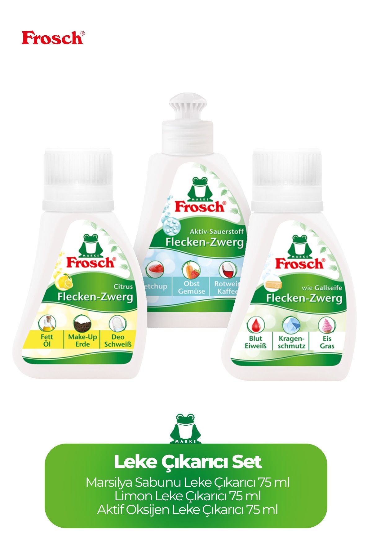 Frosch Leke Çıkarıcı Set 3'lü (3*75 ml)