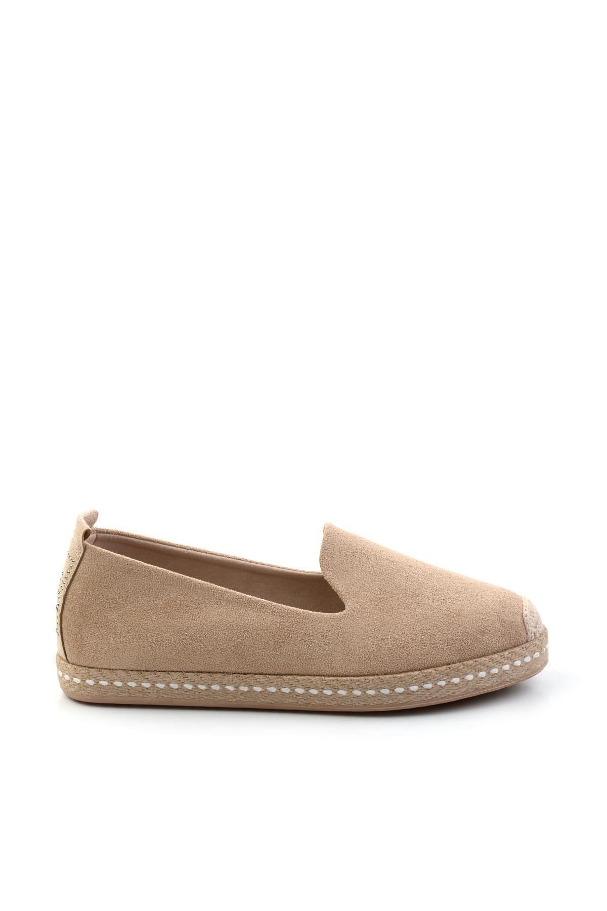 Bambi Vizon Kadın Espadril K01117091002