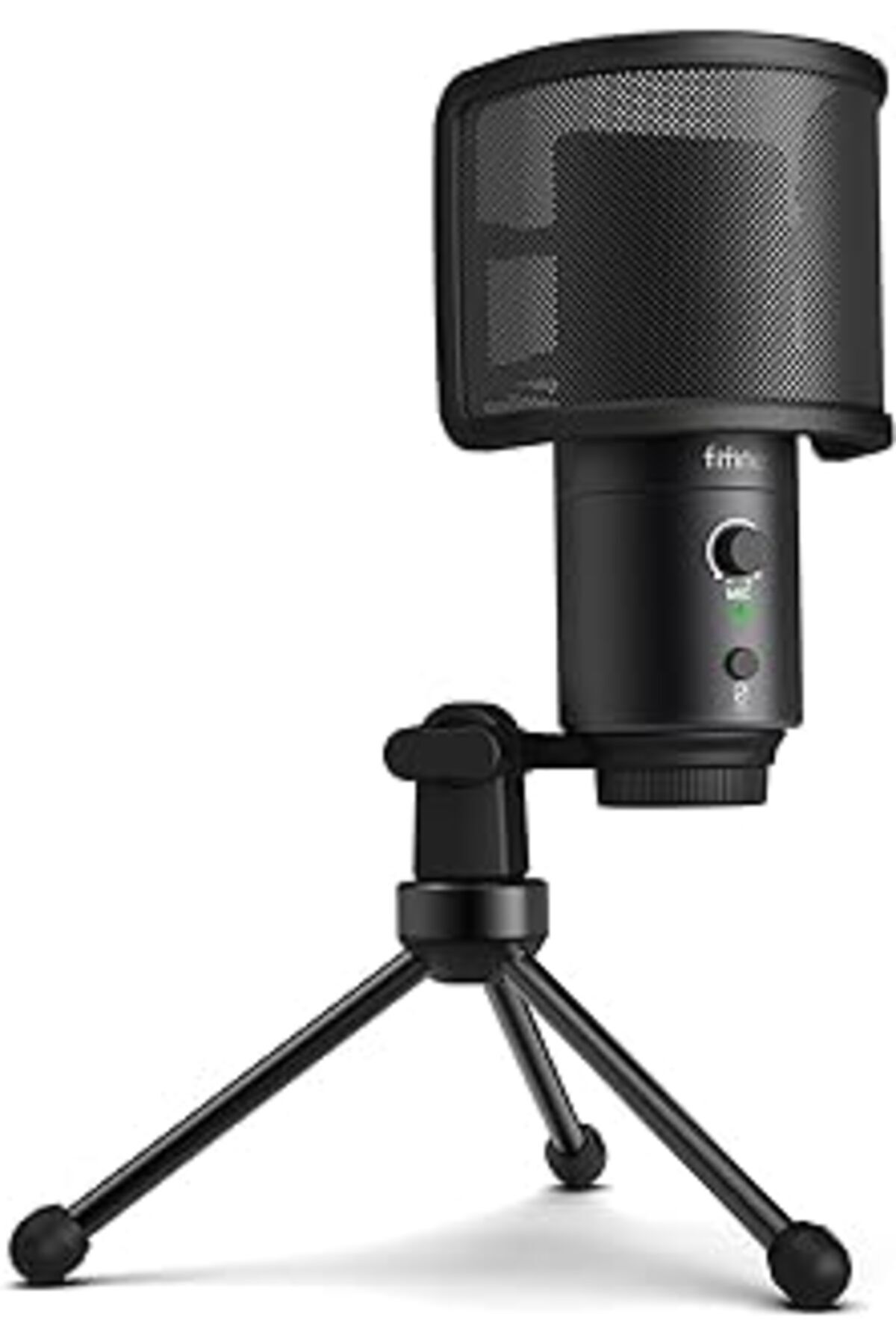 Pazarcan Fifine Mikrofon Pc Kondansatör, Tip A/C Usb Mikrofon Mac Ps4 Ps5 Için, Standlı Mikrofon, Pop Filtre