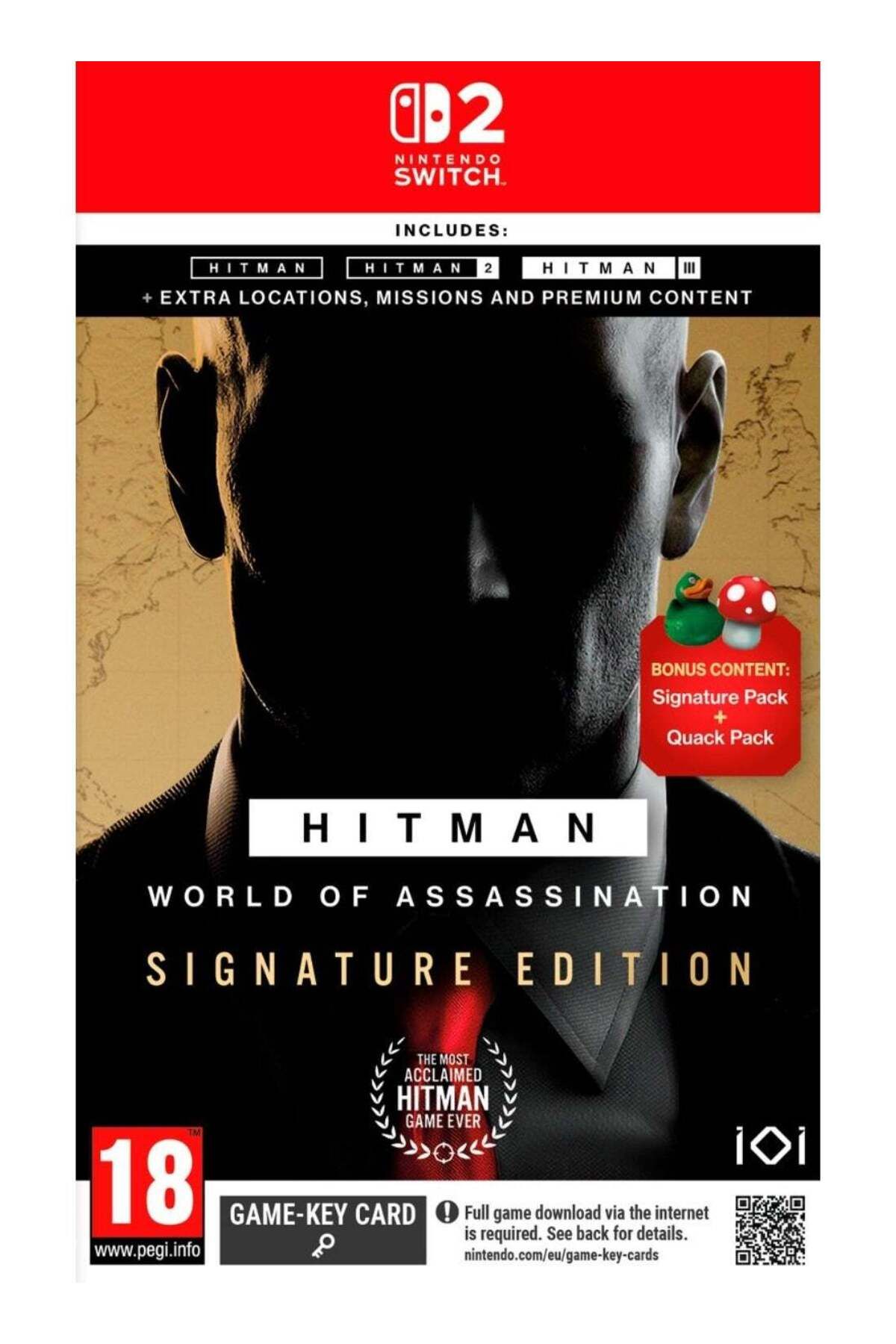 Hitman-World of Assassination Signature Edition Switch 2 (Game Key Card) - Nintendo Switch 1