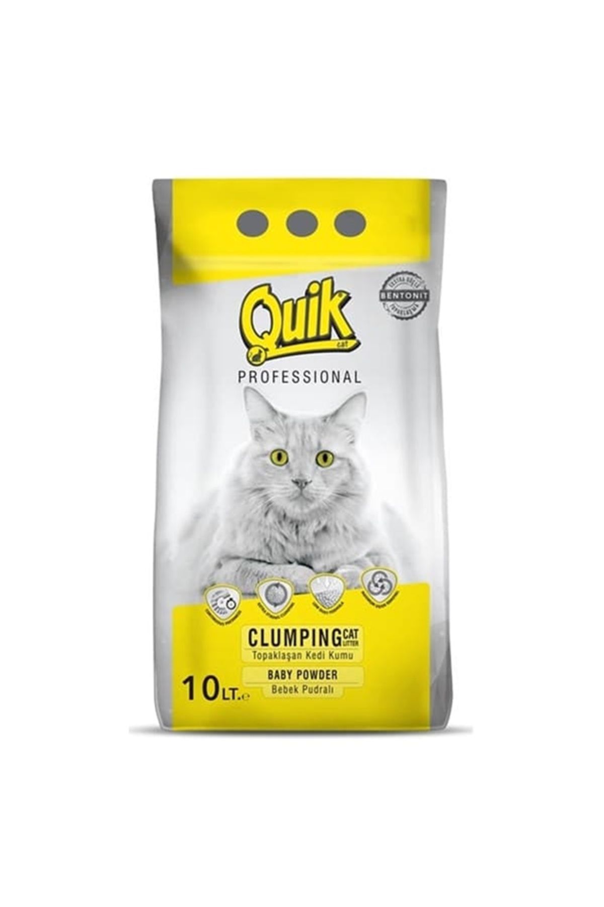 Quik QuikHızlı Topaklaşan Kedi Kumu 10 Lt 1 Adet