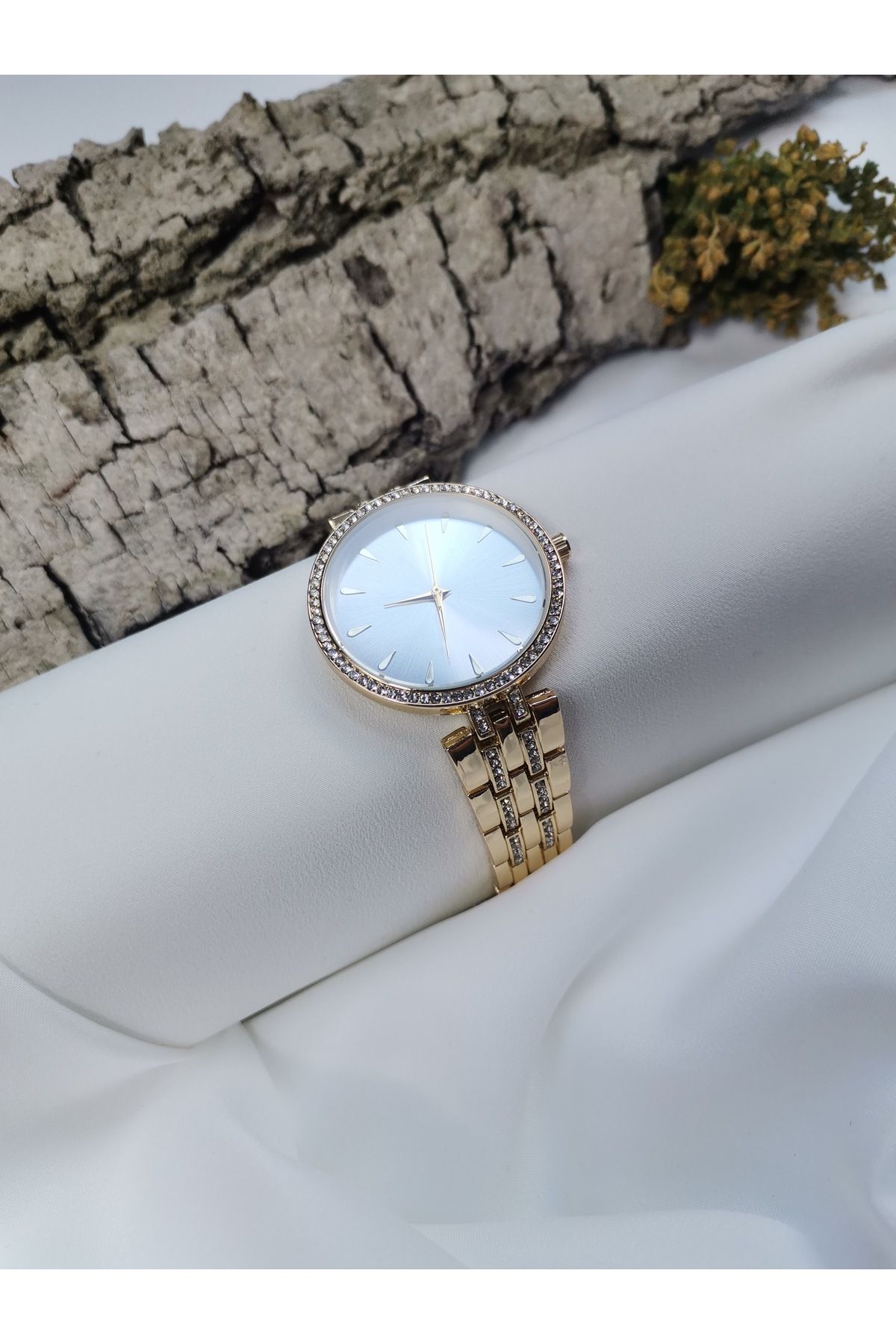 Luna Jewelry Aurora Zirkon Taşlı 316 L Çelik Kadın Saati