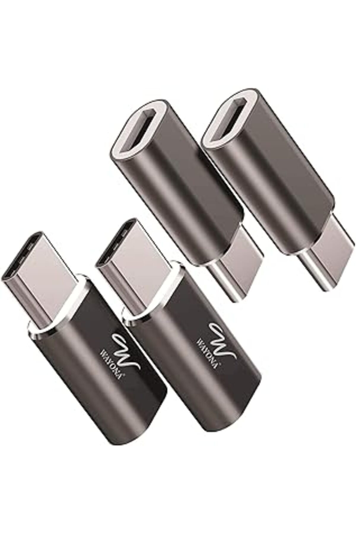 Pazarcan Wayona Micro Usb - Tip C Otg Adaptörü (2'Li Paket), Veri Senkronizasyonu Ve Şarj Adaptörü, Micro -
