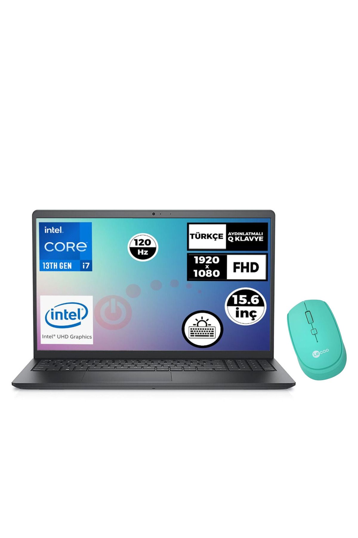 Dell Vostro 3530 i7-1355U 16GB 512GB SSD 15.6" 120Hz Ubuntu Laptop + Mouse N1601PVNB3530U 021
