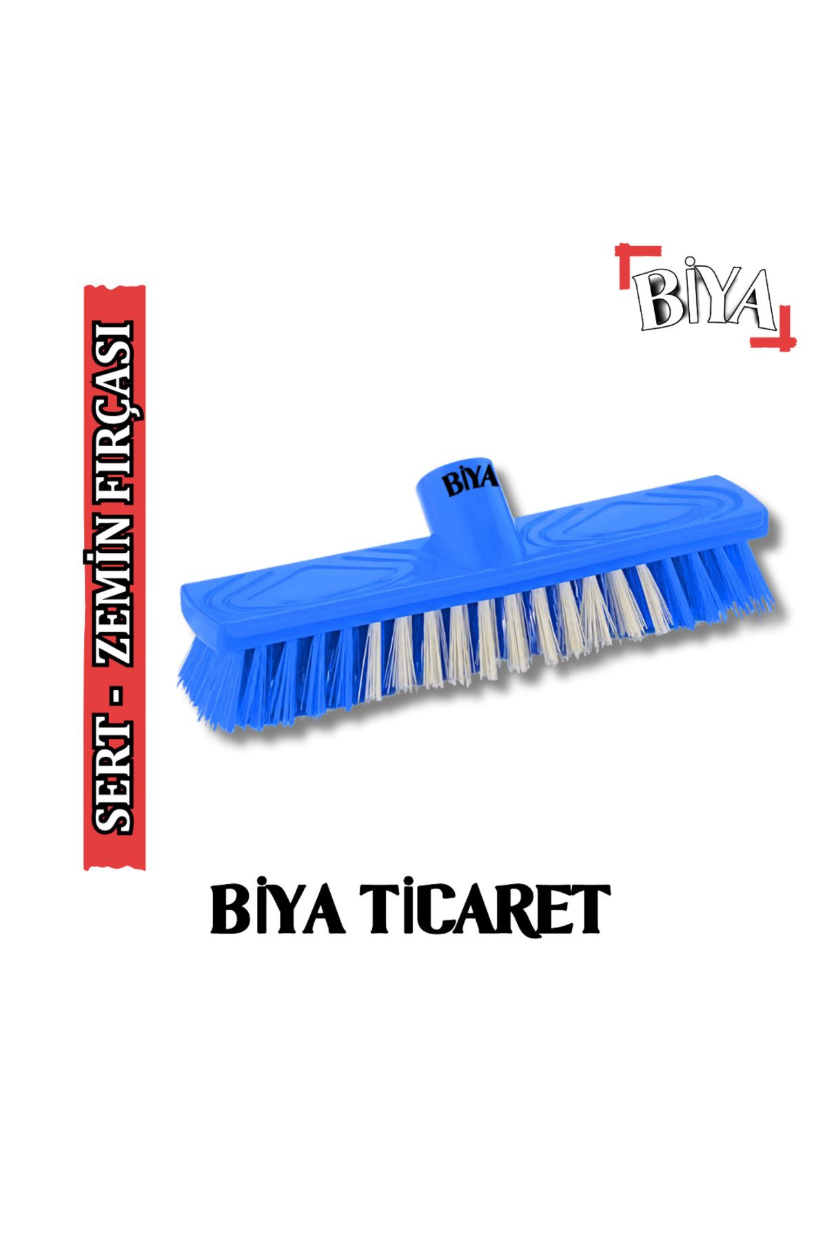 BİYA Lüks Sert Yer Fırçası Mavi