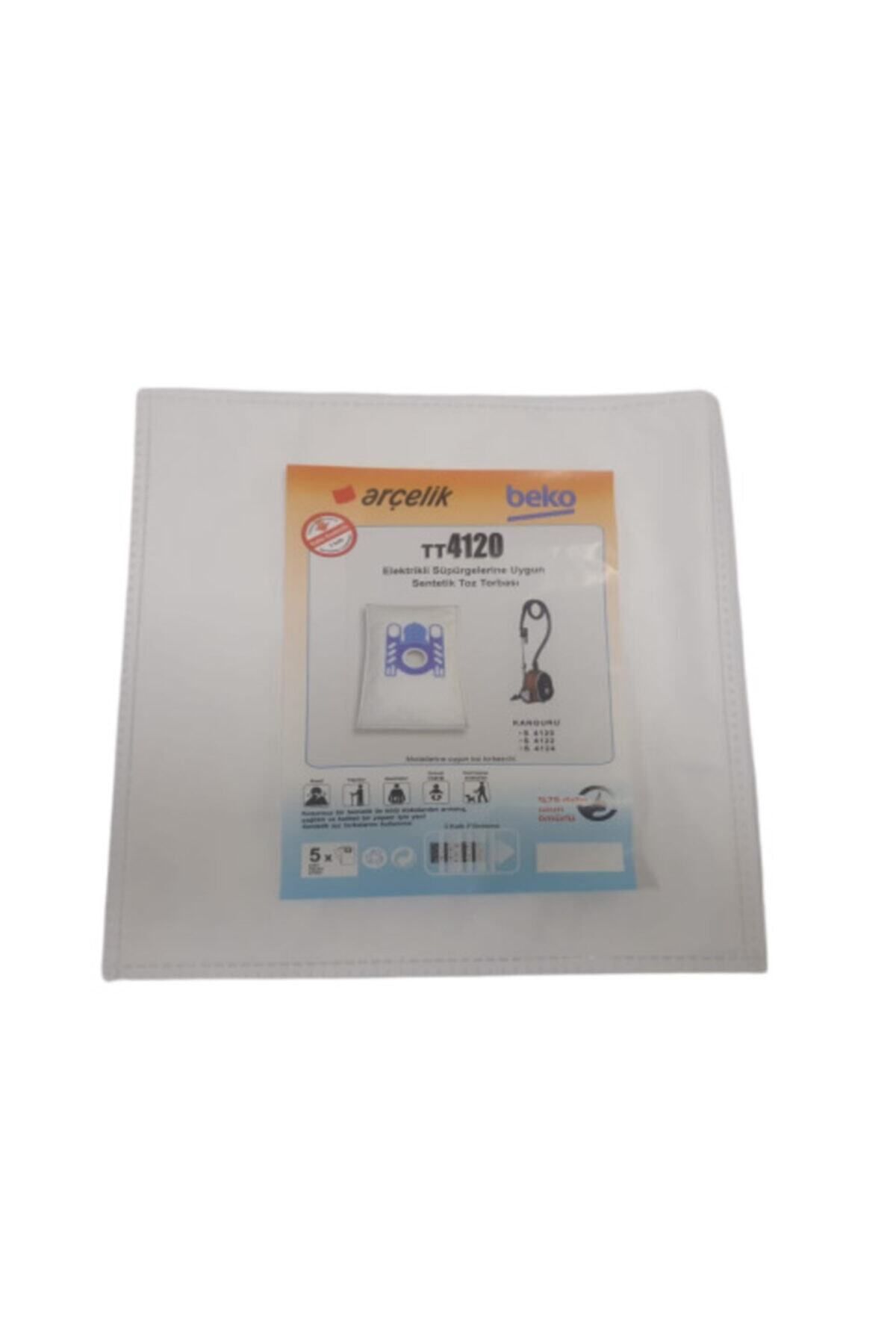 Arçelik Tt 4120 S 4120 Süpürge Torbası 5 Adet