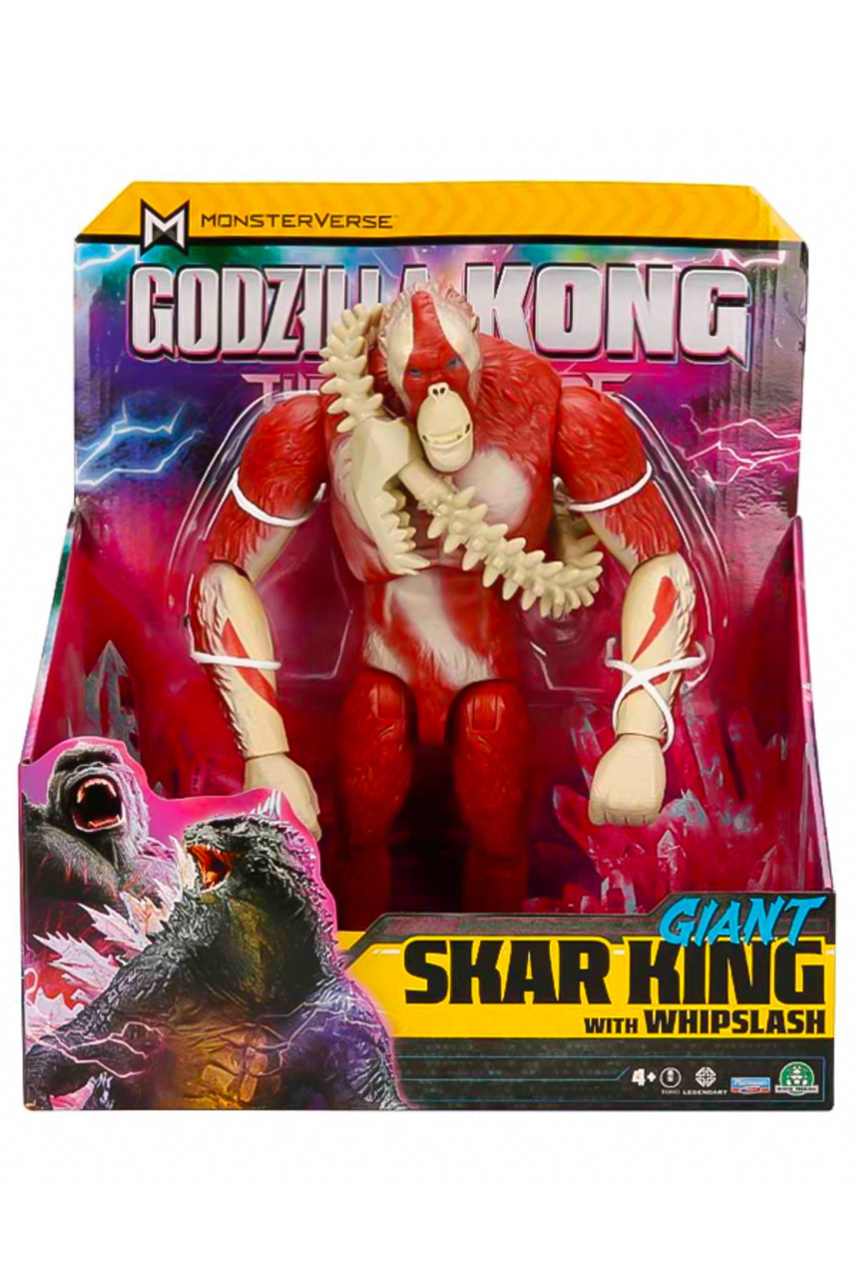 GIOCHI PREZIOSI Godzilla X Kong Dev Aksiyon Figürü 28 cm Skar King With Whipslash 35550