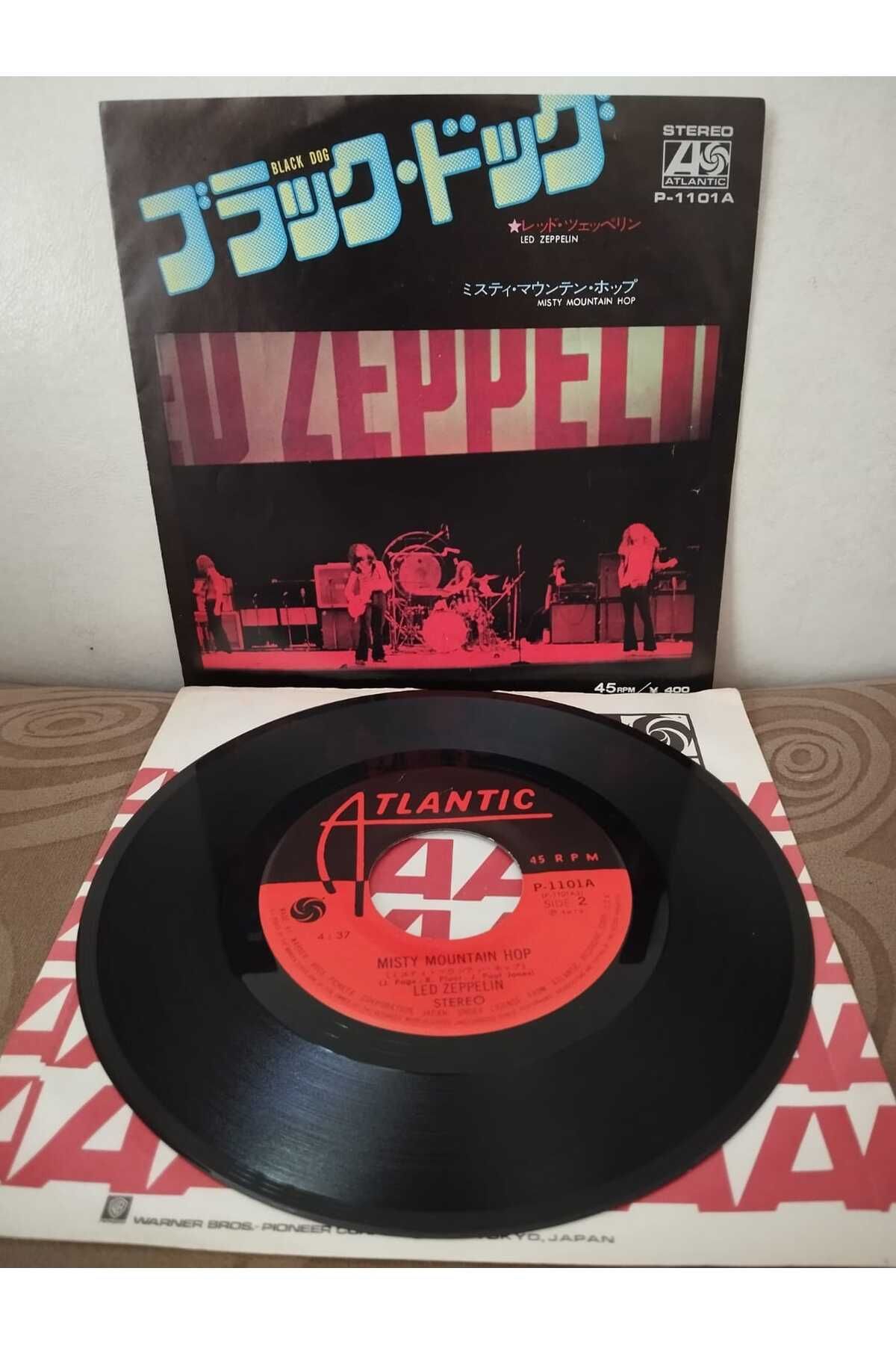 Plakperest Led Zeppelin ‎– Black Dog - 1972 Japonya Basım 45lik Plak-2.El