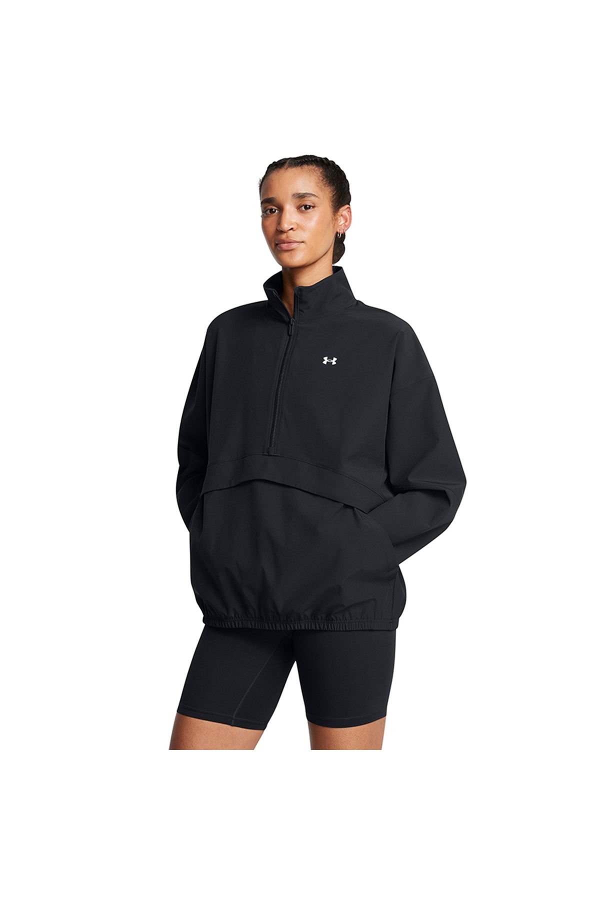 Under Armour Armoursport Anorak Kadın Siyah Dik Yaka Sweatshirt