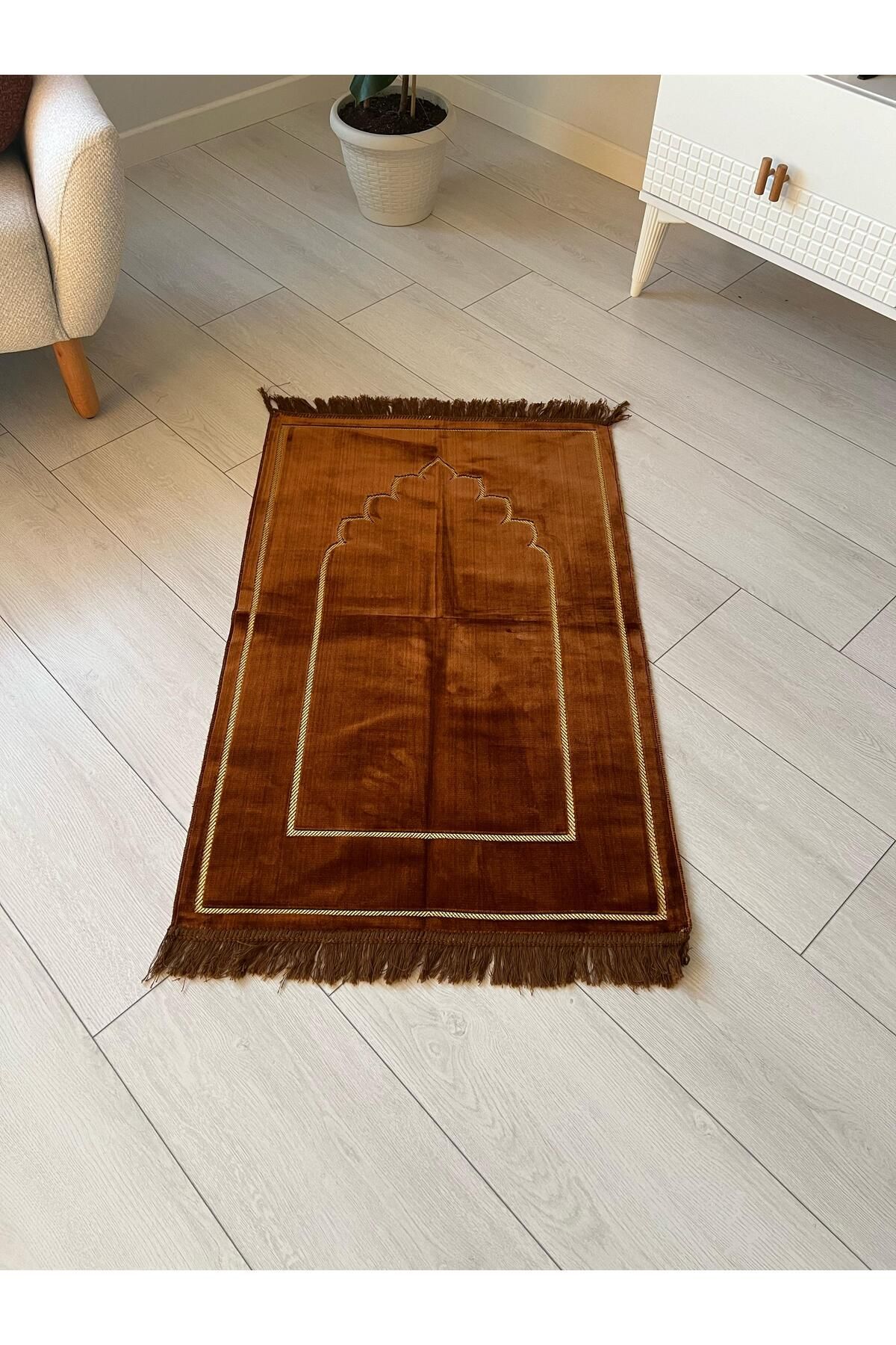 hicazavm Kaliteli Kadife Namaz Seccadesi