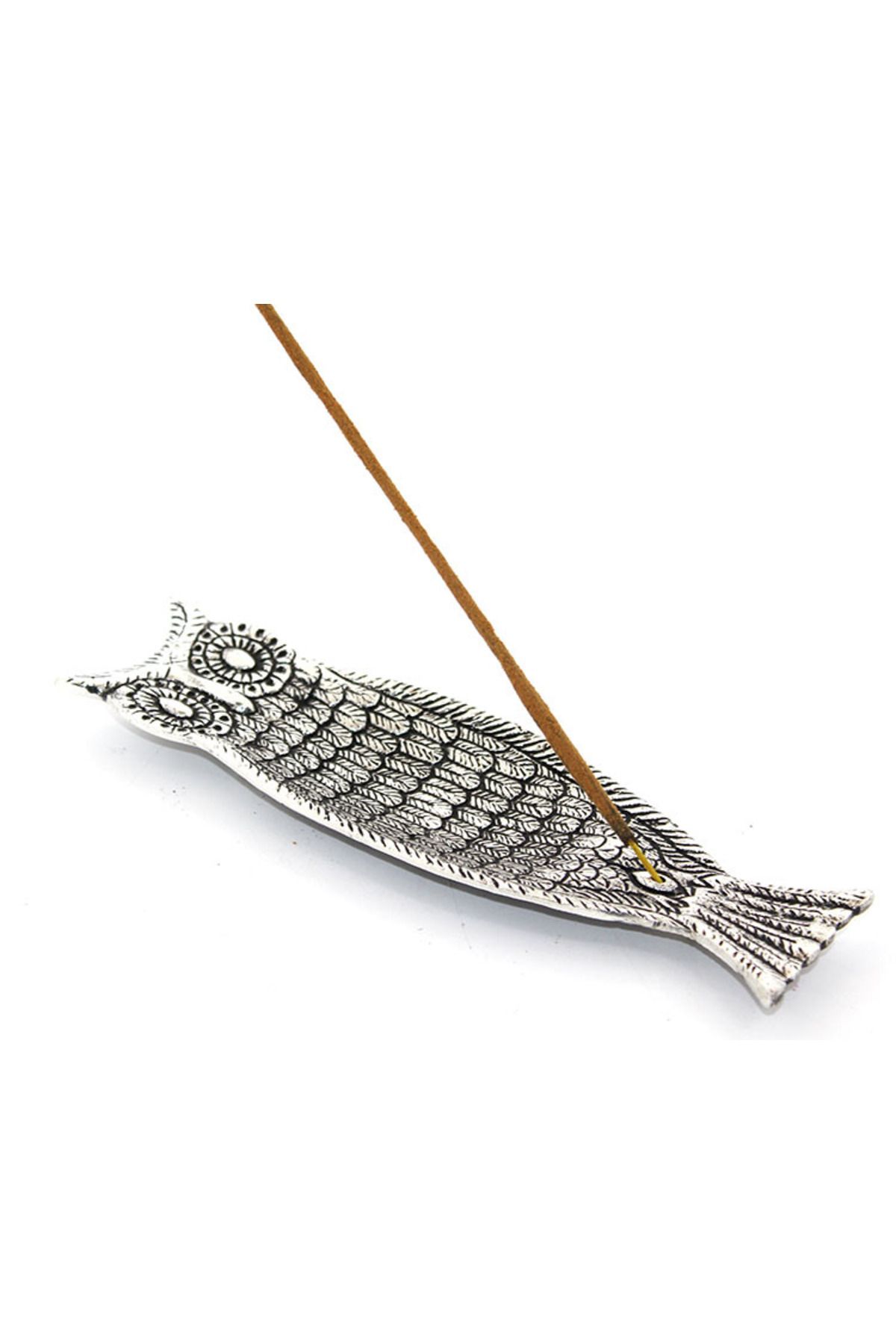 Linarx Metal Kayık Baykuş Tasarımı Tütsülük Model 1