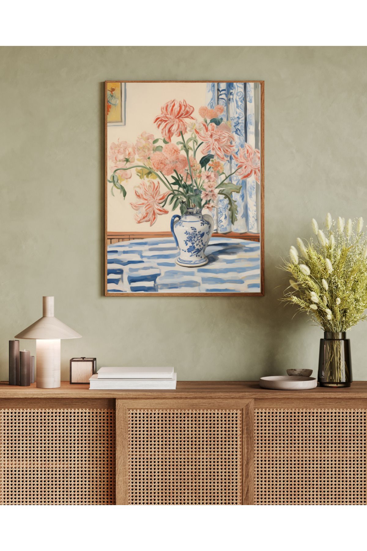 woodhomeworks tek parça salon ofis dekor tablo