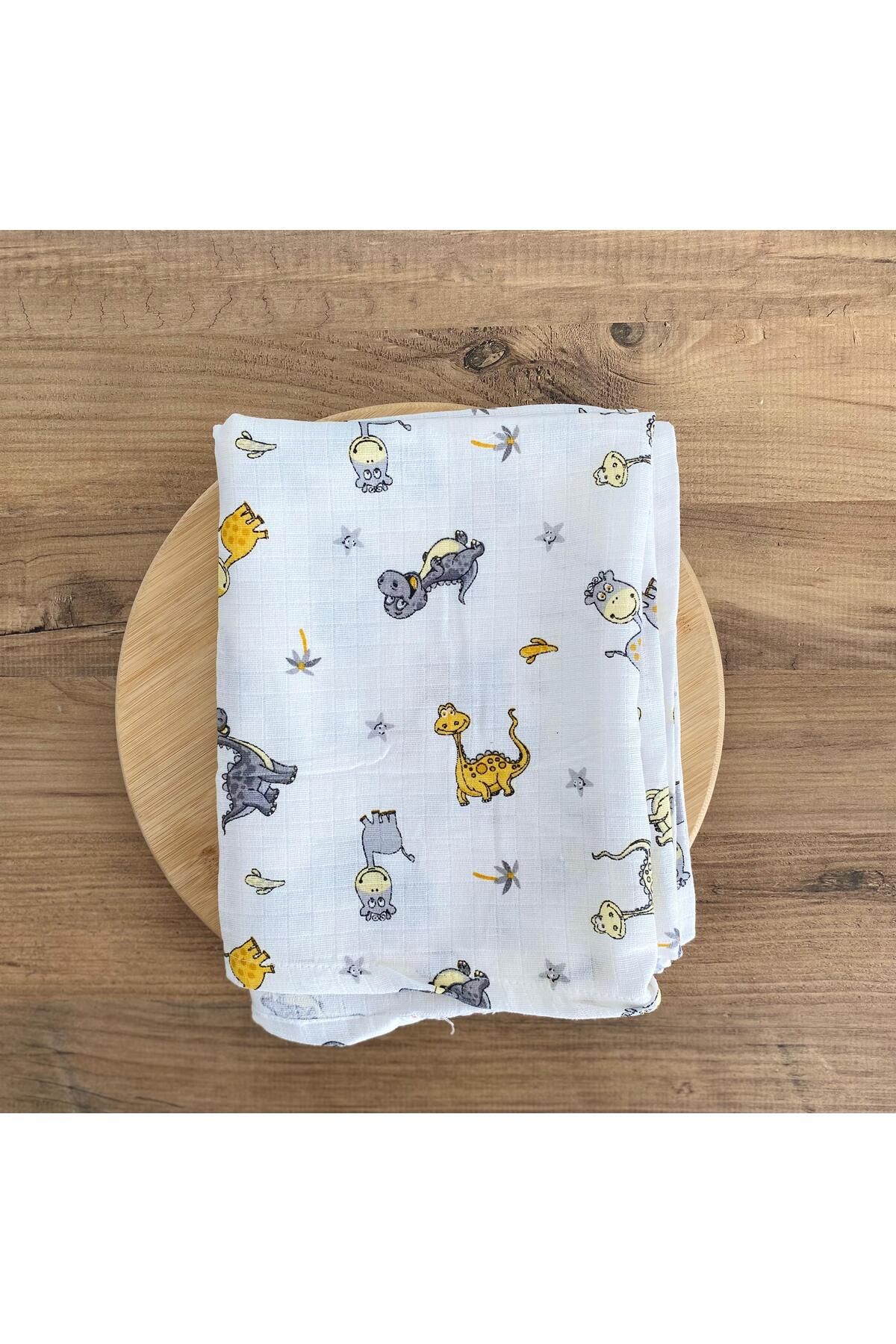 KAYRASTORETESETTÜR %100 Pamuklu 80x100 Bebek Müslin Battaniyesi