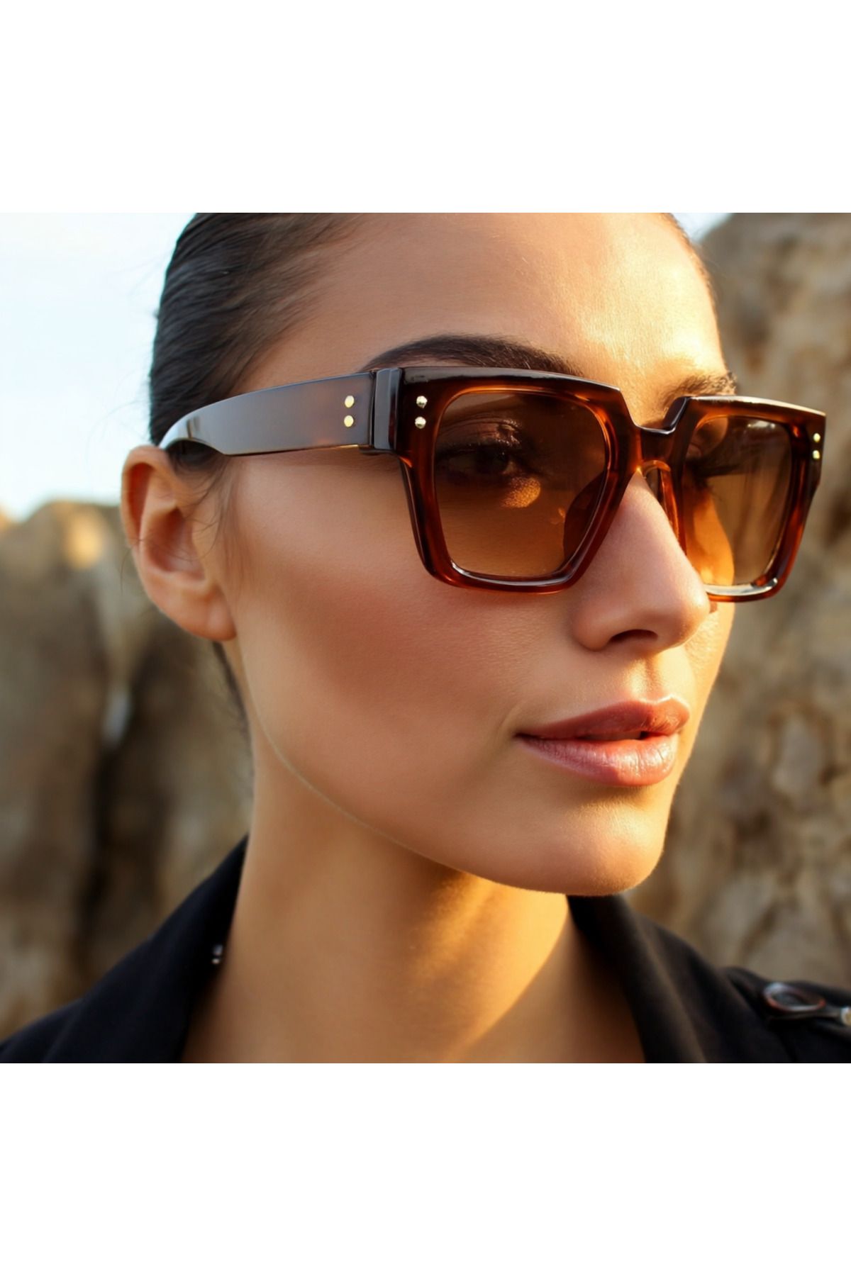 kr optik Uv400 Korumalı Güneş Gözlüğü Siyah RG23029