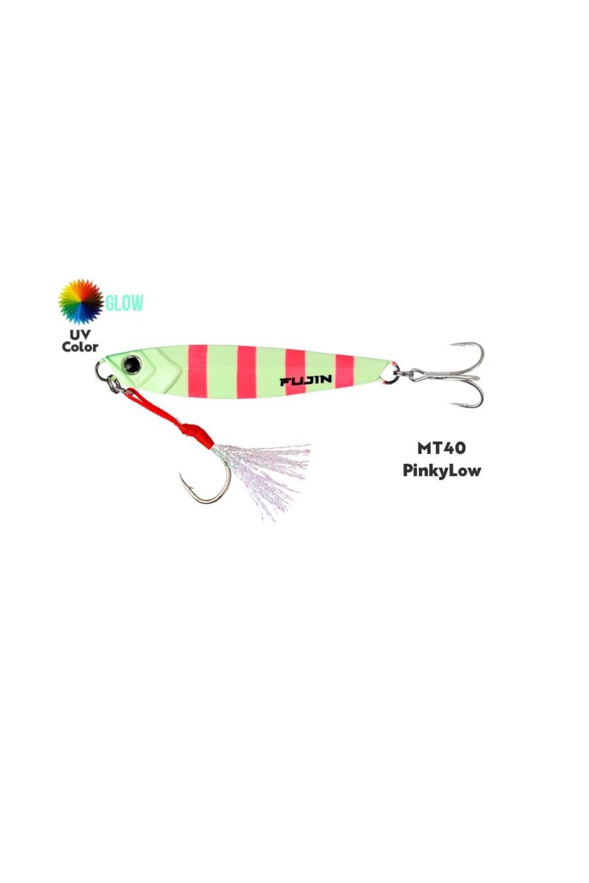 Fujin Jig-X 60gr Shore Jigging Jig Yem (RENK: MT40 PinkyLow )