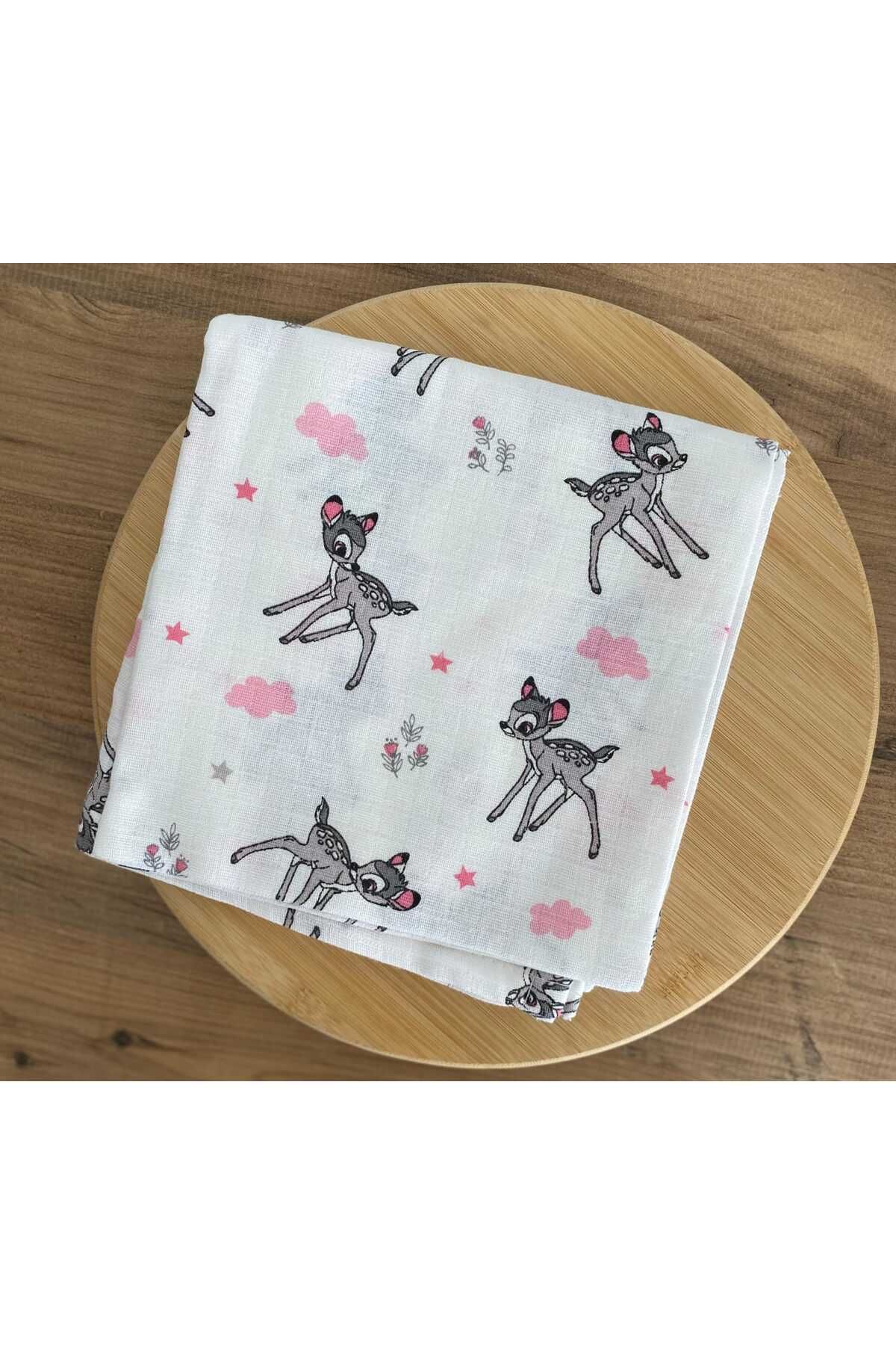 KAYRASTORETESETTÜR %100 Pamuklu 80x100 Bebek Müslin Battaniyesi
