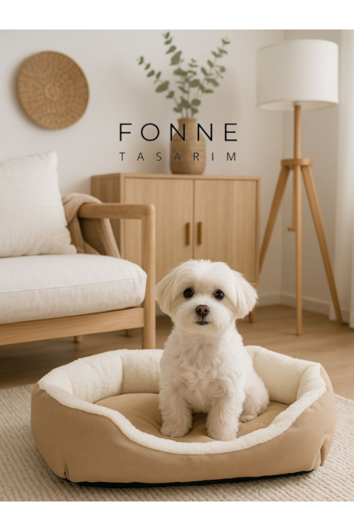 Fonne Poly Costa Soft Yıkanabilir Kedi ve Köpek Yatağı