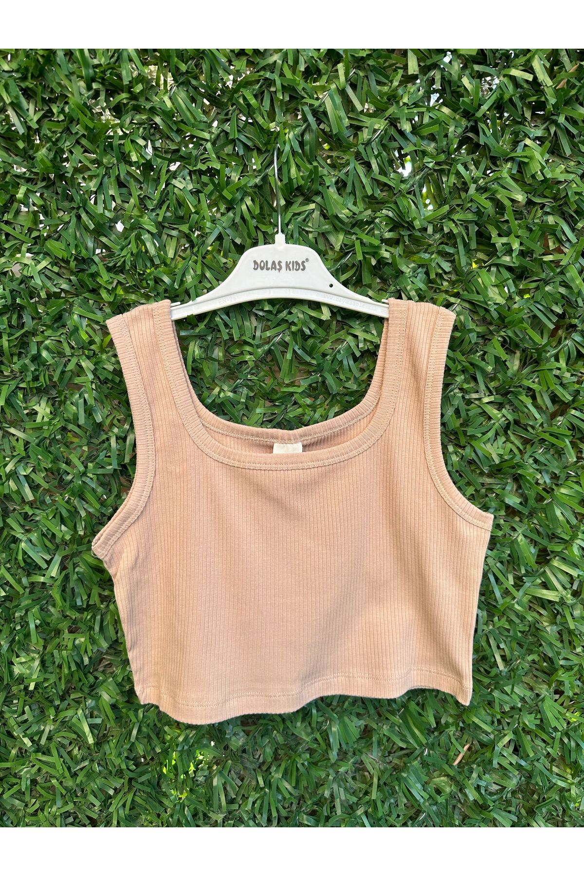 BEBEXY BUTİK Crop Genç Kız Kahverengi