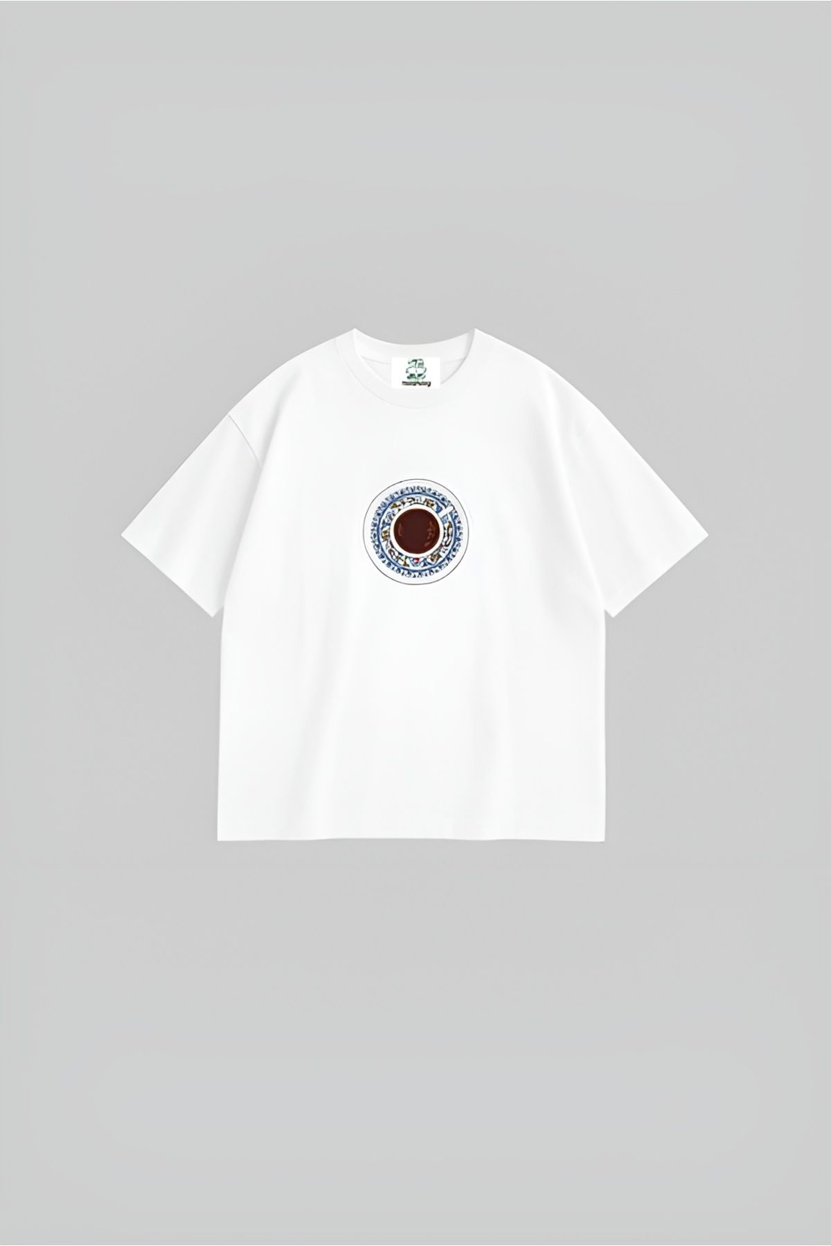 TRENDPUNKY TÜRK KAHVESİ TURKISH COFE Baskılı Y2K Oversize YAZLIK T-shirt