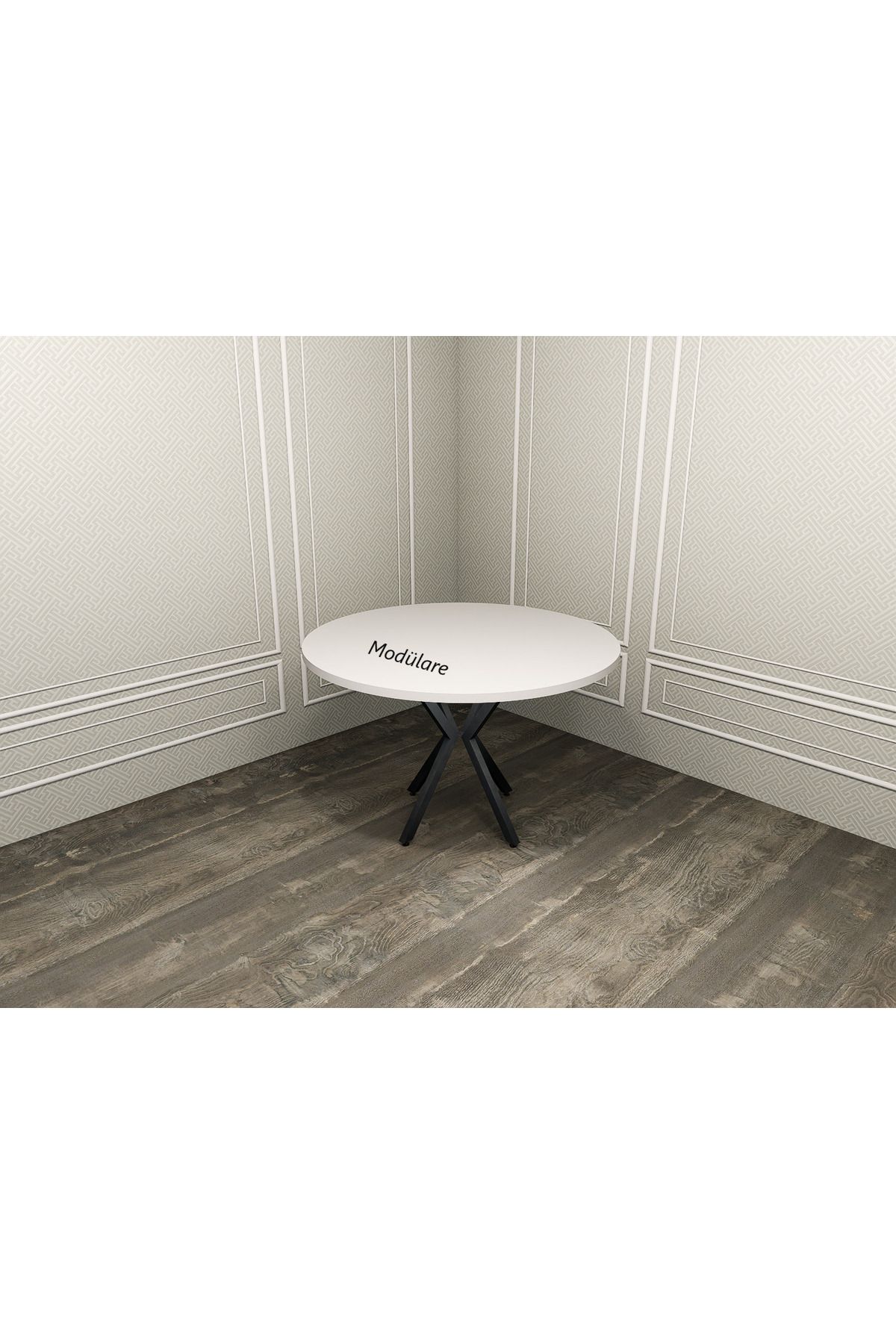 modülare 70 cm yuvarlak yemek çalışma cafe bahe balkon masası