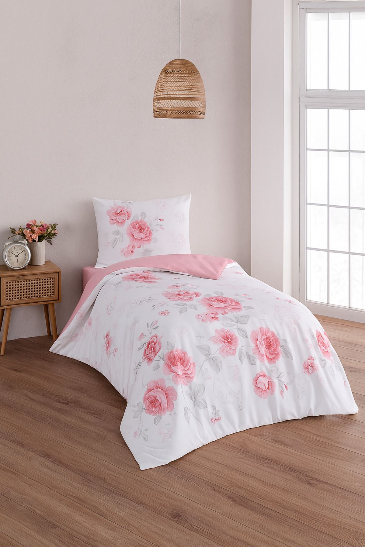 VİLERA HOME PAMUKLU DESENLİ TEK KİŞİLİK PİKE TAKIMI