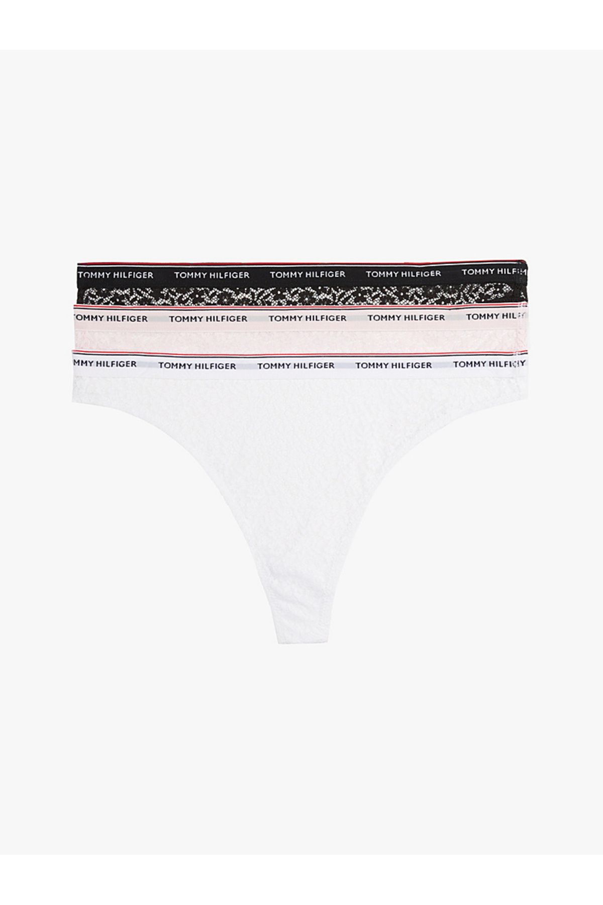 Tommy Hilfiger 3-Pack Premium Essential Floral Lace Thongs