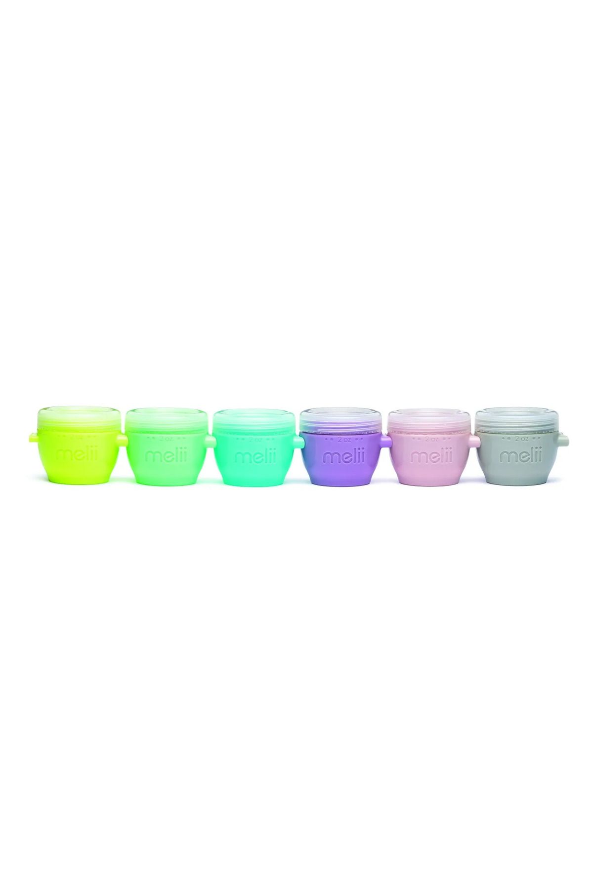 Melii-SET 6 RECIPIENTE SILICON SNAP&GO, MELII, 59 ML 3