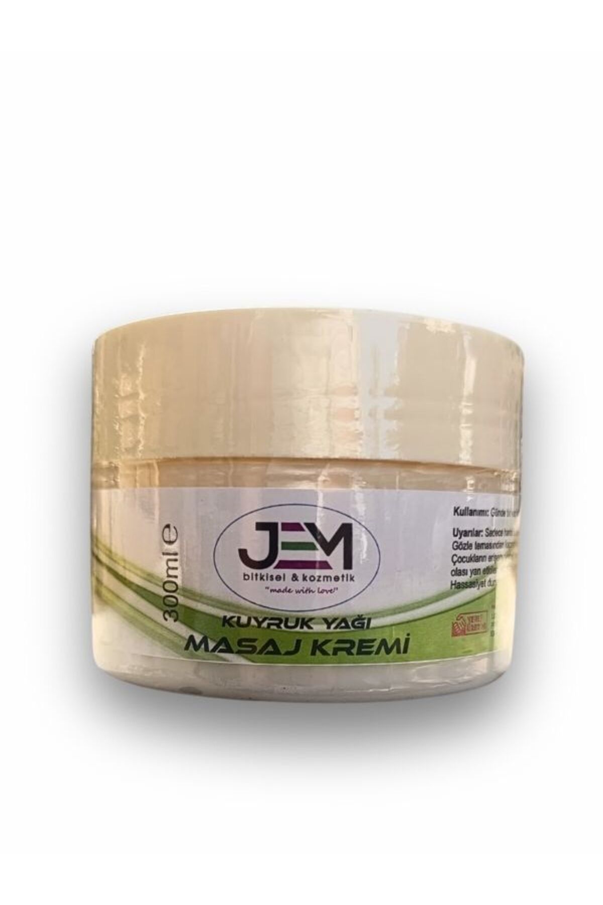 Jem Kozmetik Bitkisel Kuyruk Yağı Kremi 300 ML -TAIL FAT CREAM