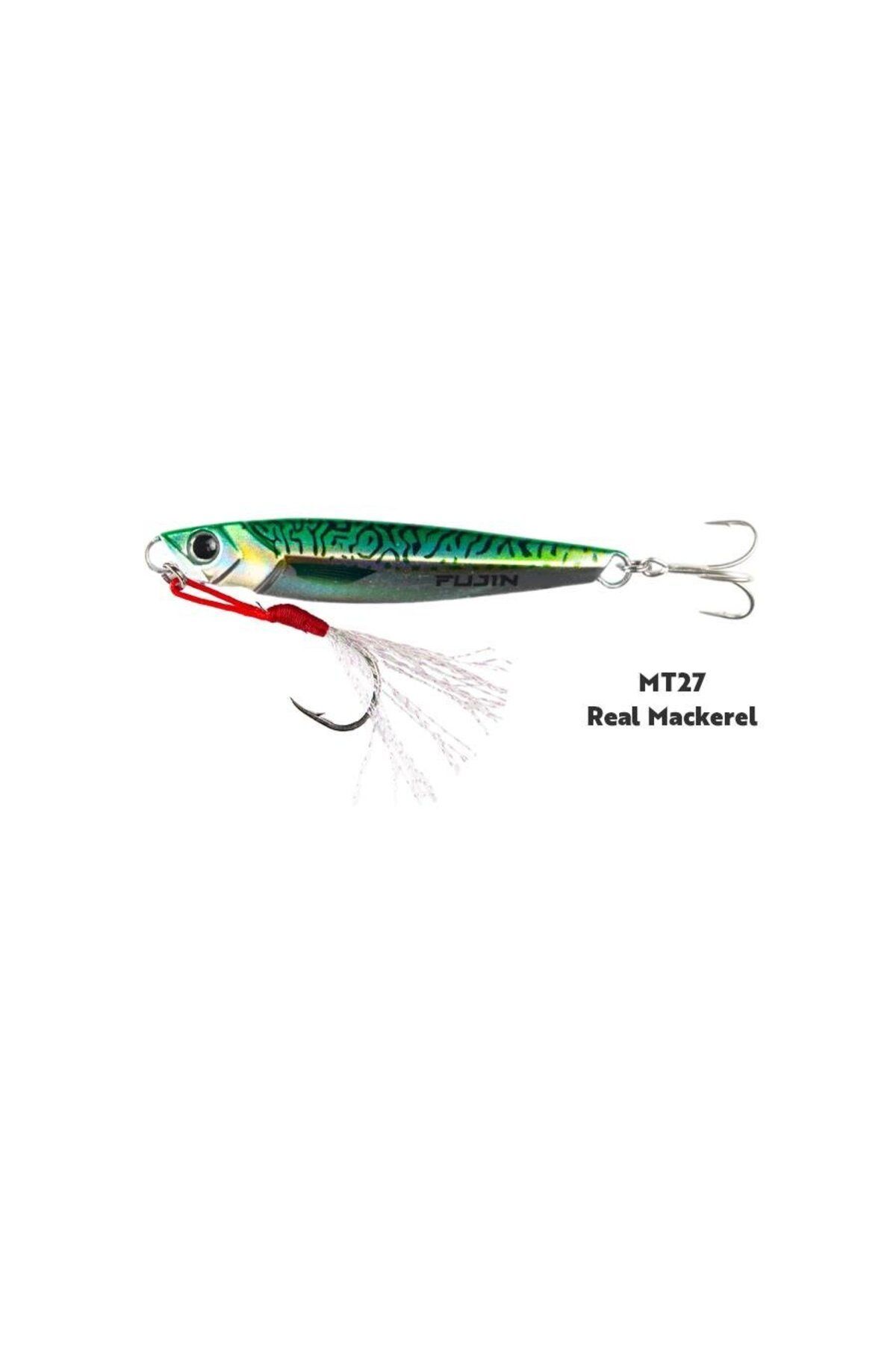 Fujin Jig-X 60gr Shore Jigging Jig Yem (RENK: MT27 Real Mackerel )