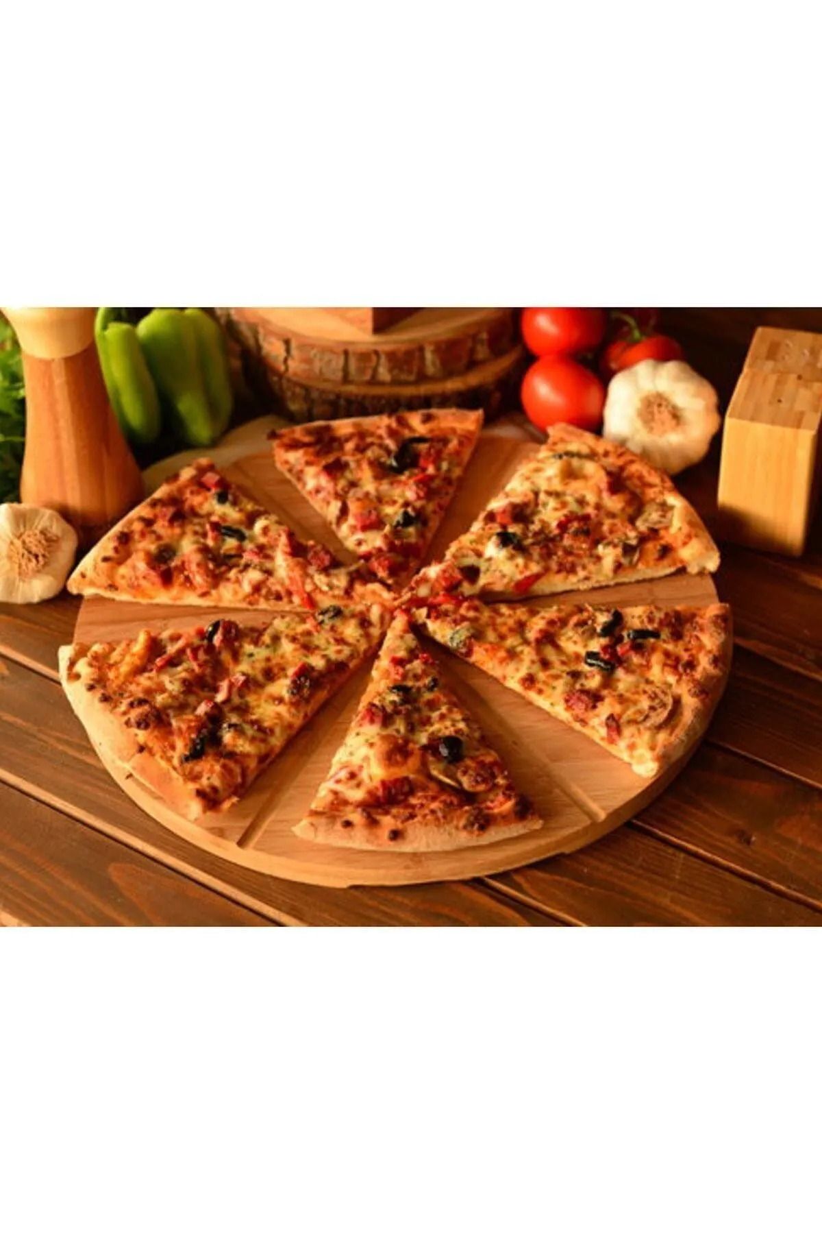 DEZİ Bambu Pizza Tahtası Slice