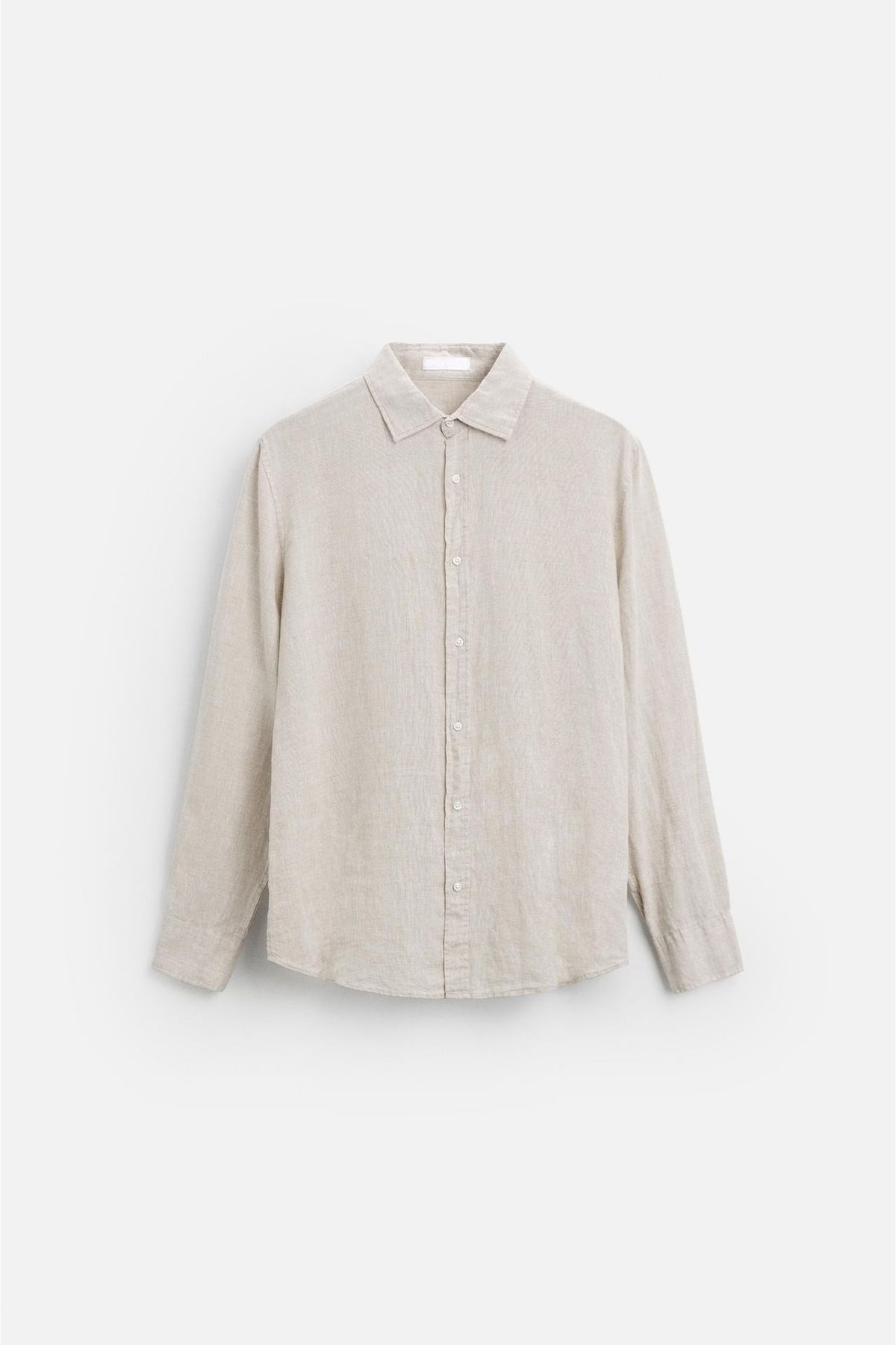 ATE WEAR Relaxed Fit Pamuklu Keten Gömlek