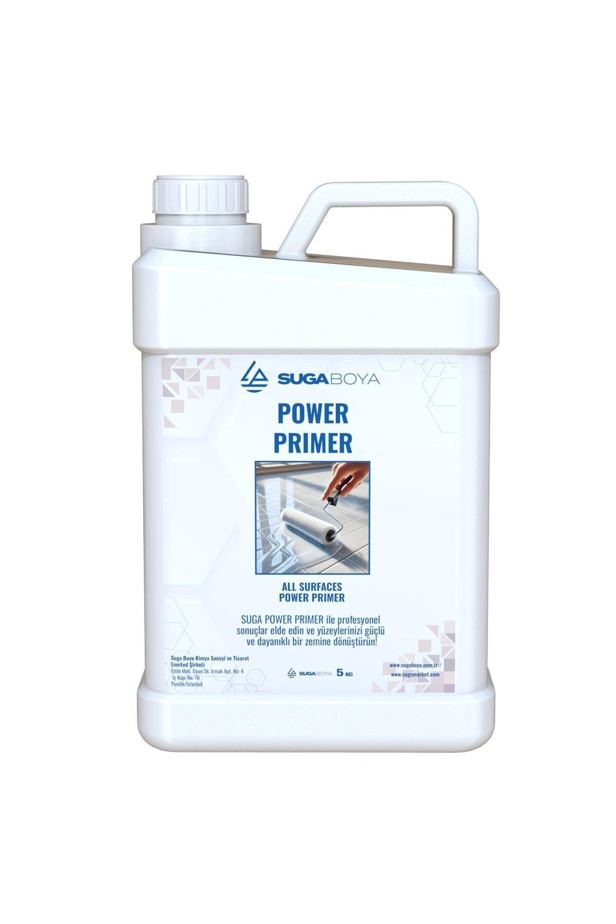 SUGA POWER PRIMER SERAMİK, FAYANS, GRANİT, PALADYEN VE BETON ASTARI 3 KG