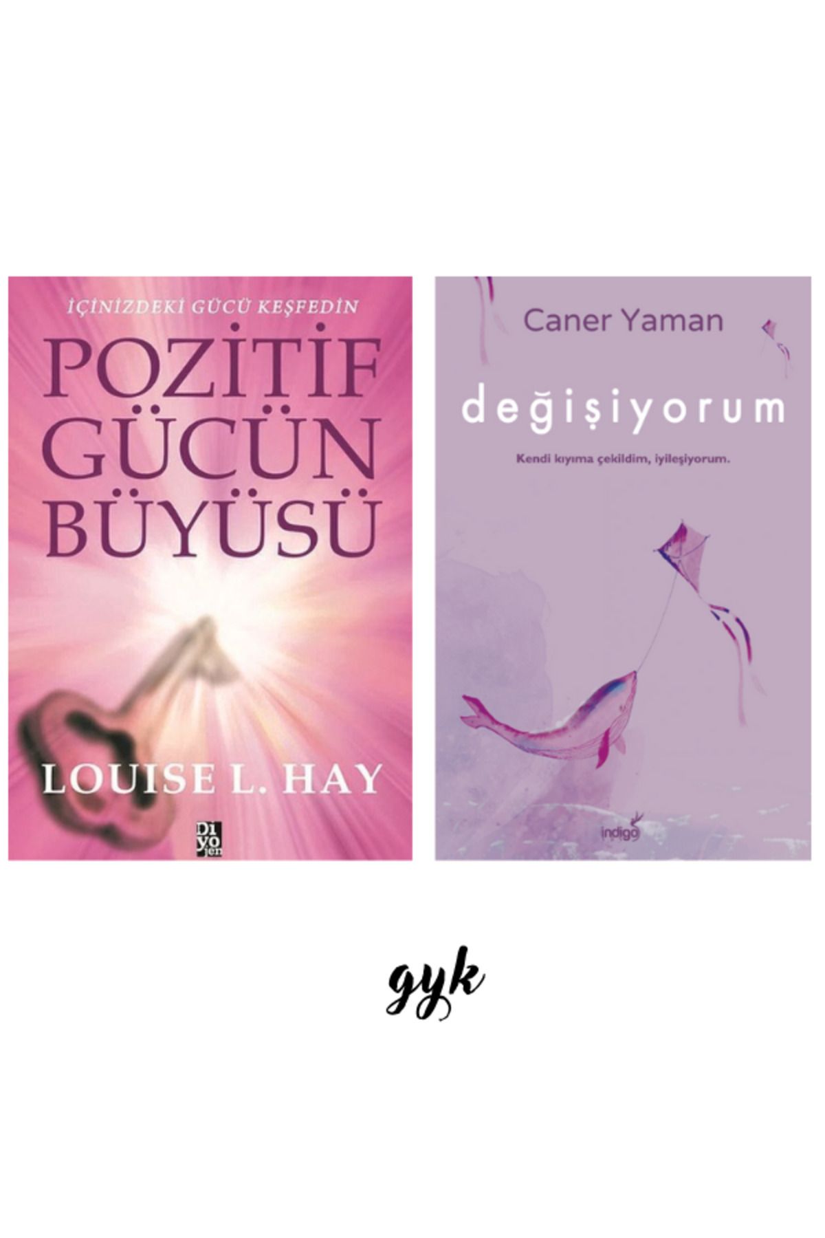 Diyojen Yayıncılık Pozitif Gücün Büyüsü ve Değişiyorum 2 Kitap SET